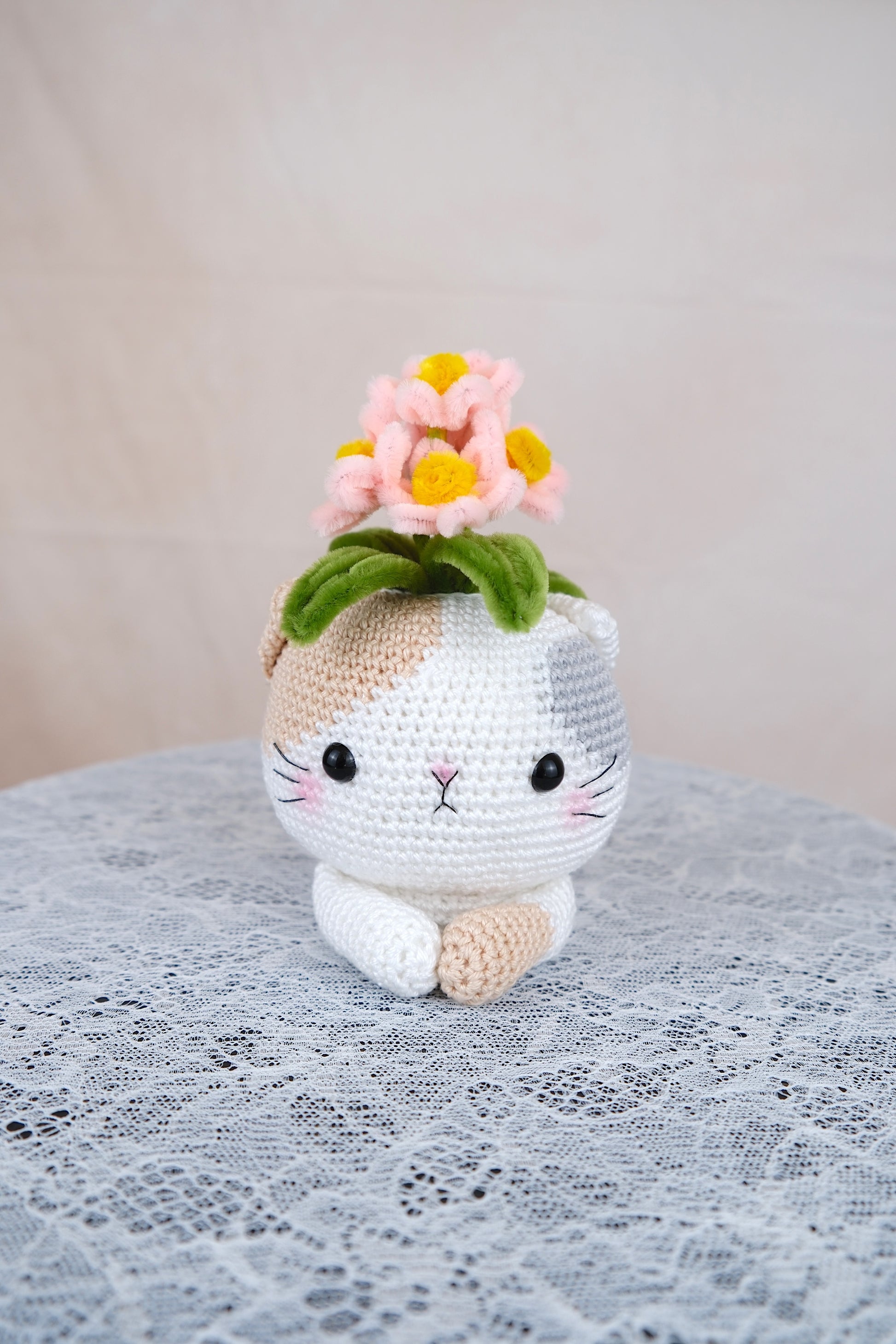 Katten bloem vazen