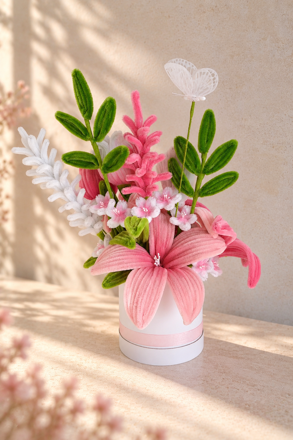 Flower pot 'Pink Passion'