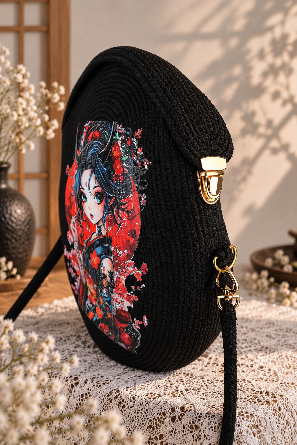 Sac à main avec imprimé