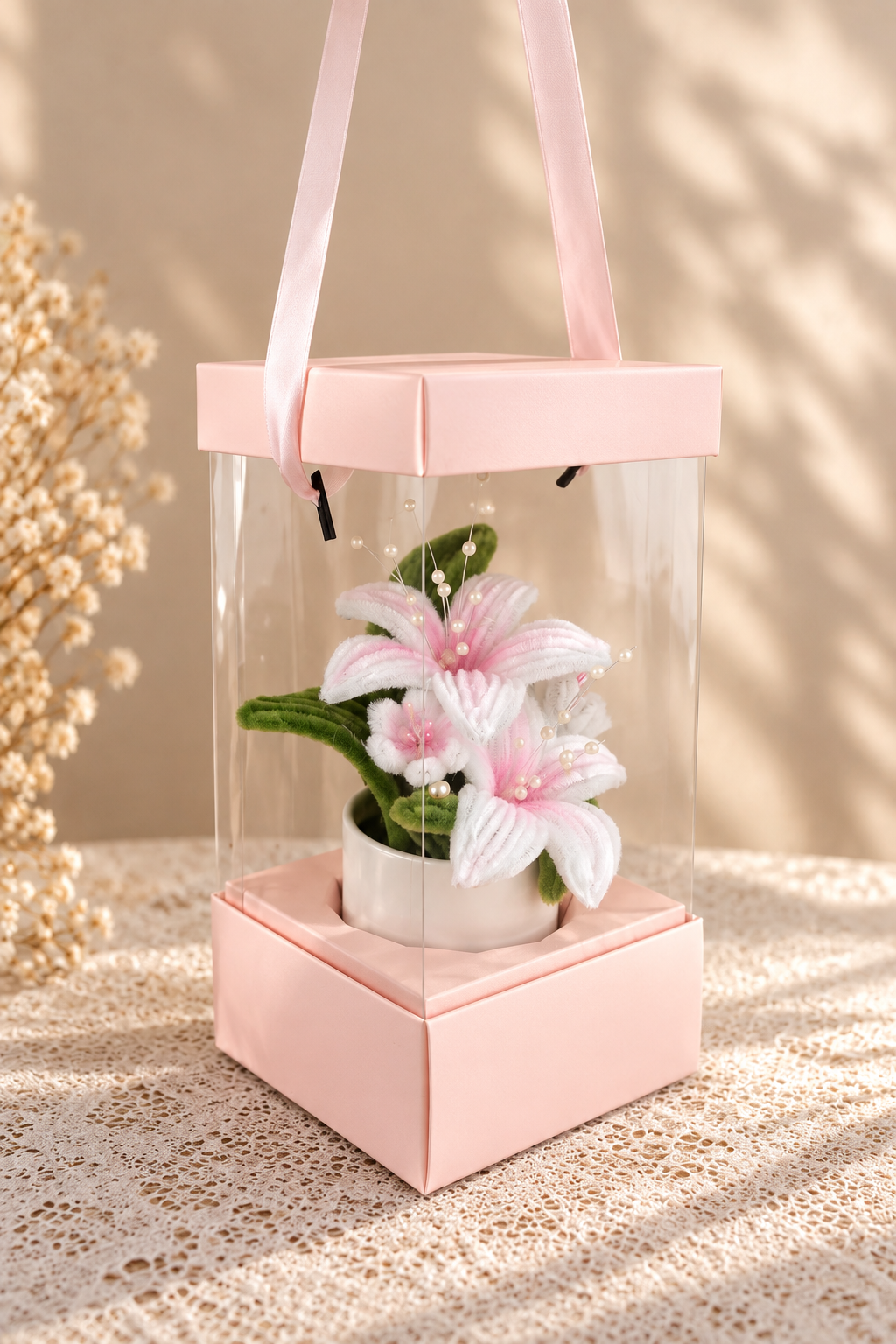 Pot de fleurs avec emballage cadeau (Précommande)