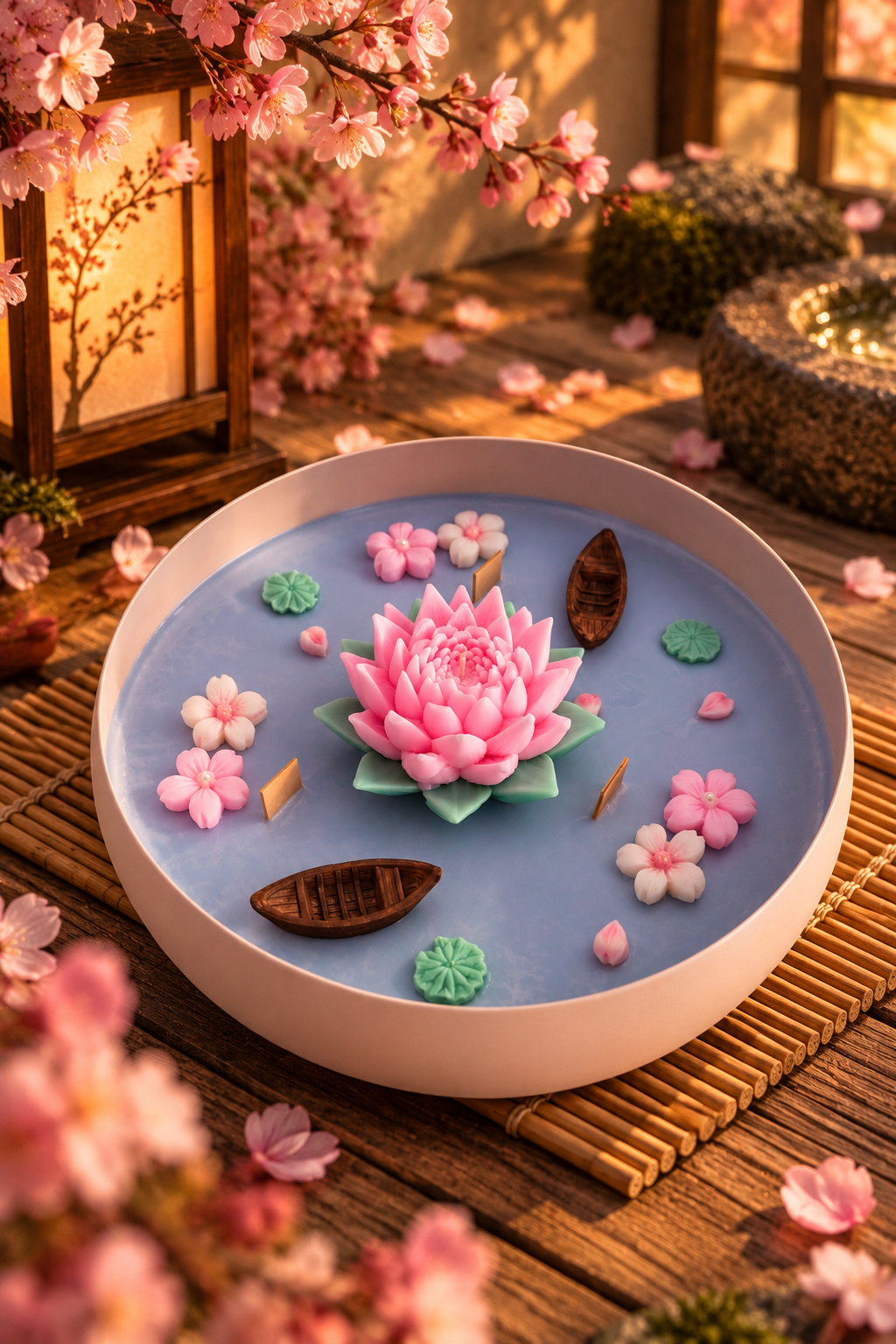 Kaars 'Lotus Pond'