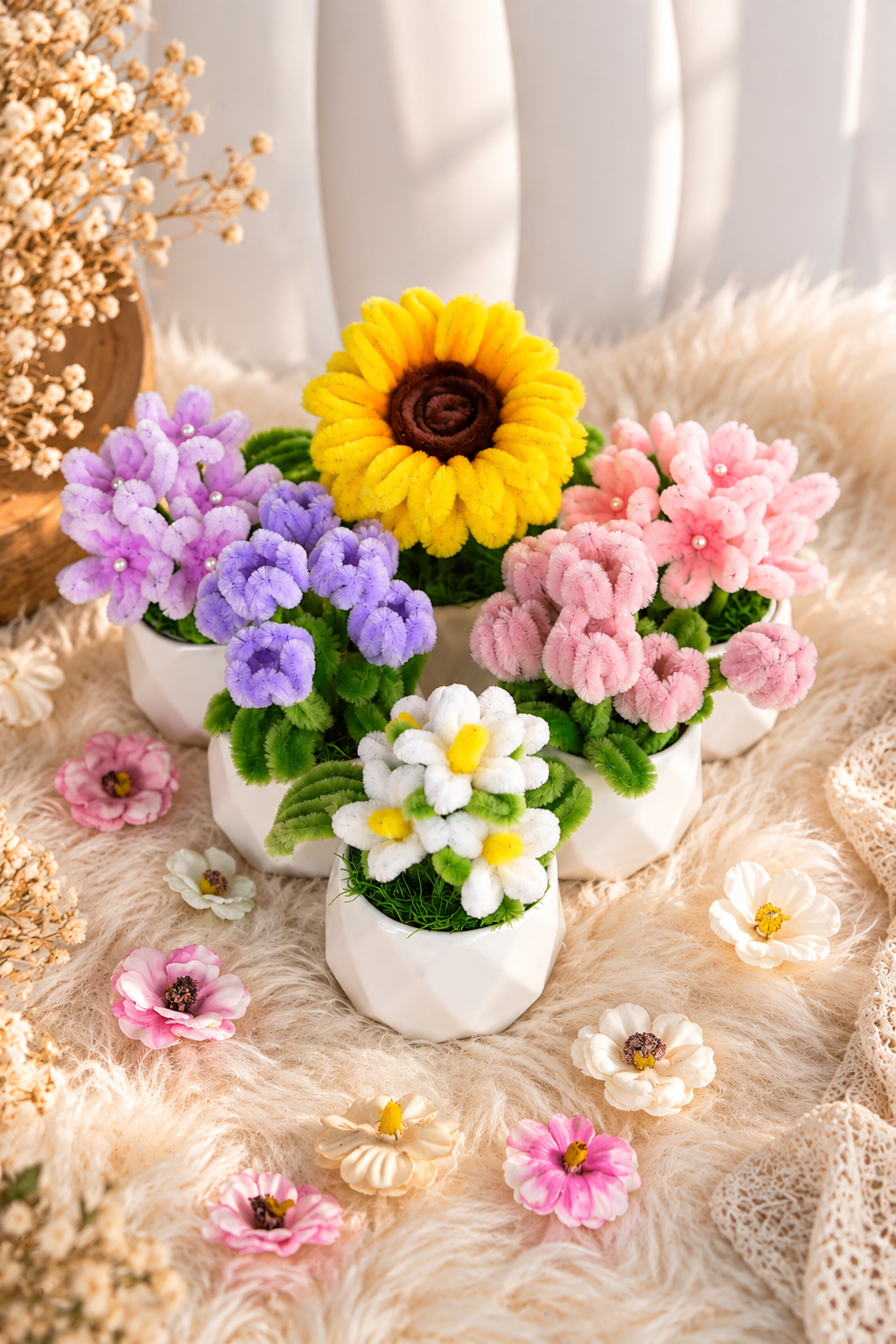 Ceramic flower pots