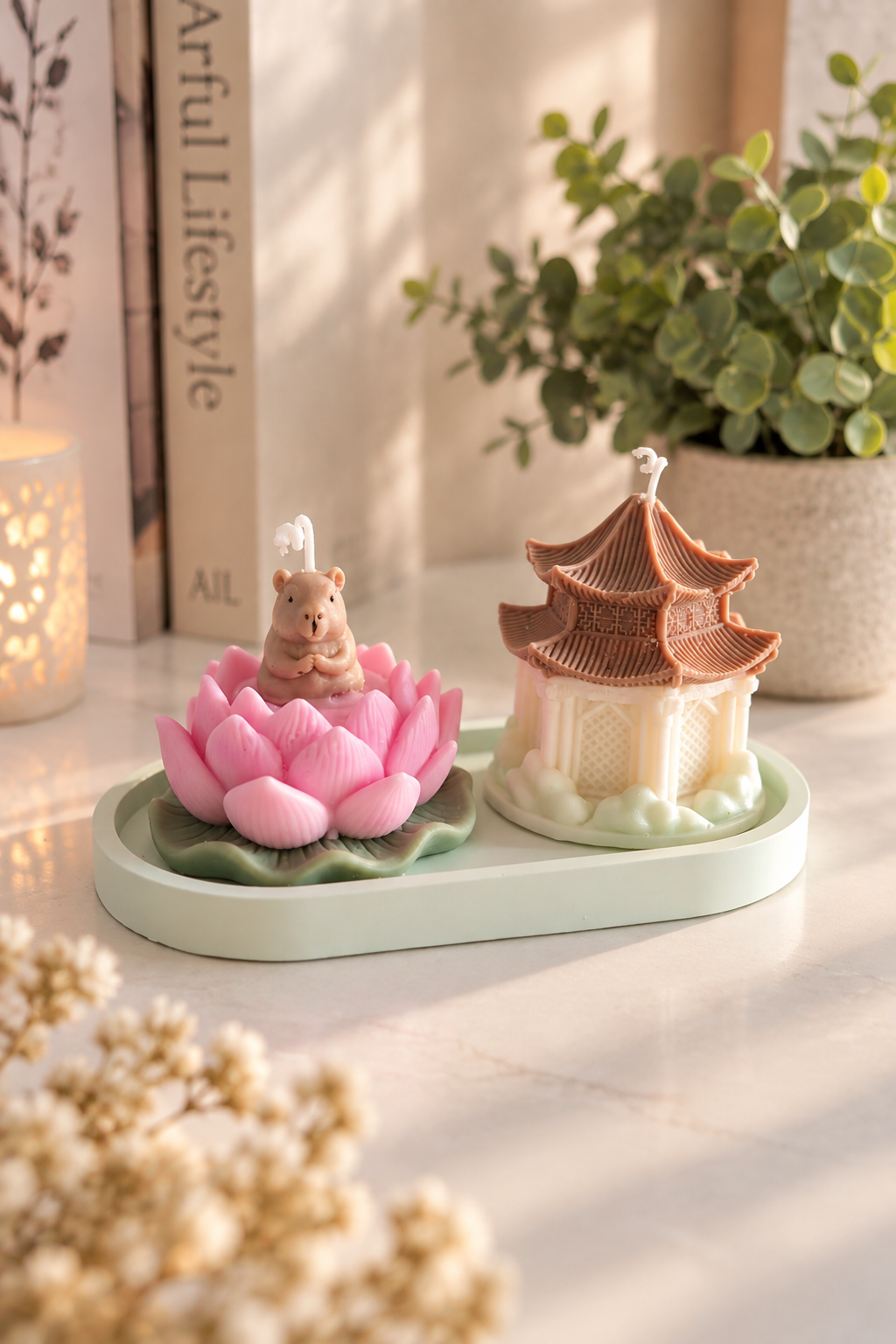 Candle 'Capybara Set'