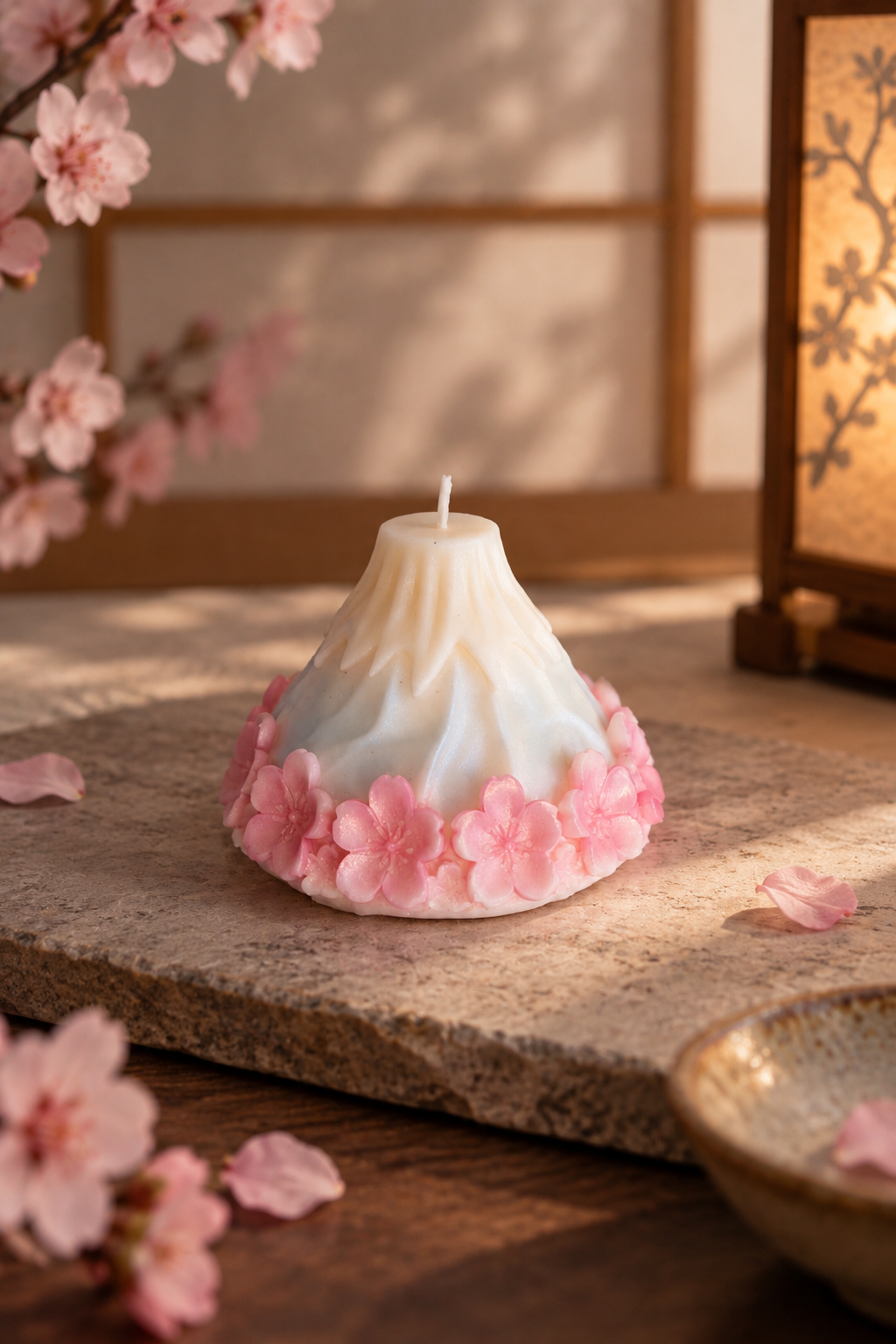 Bougie 'Mont Fuji'