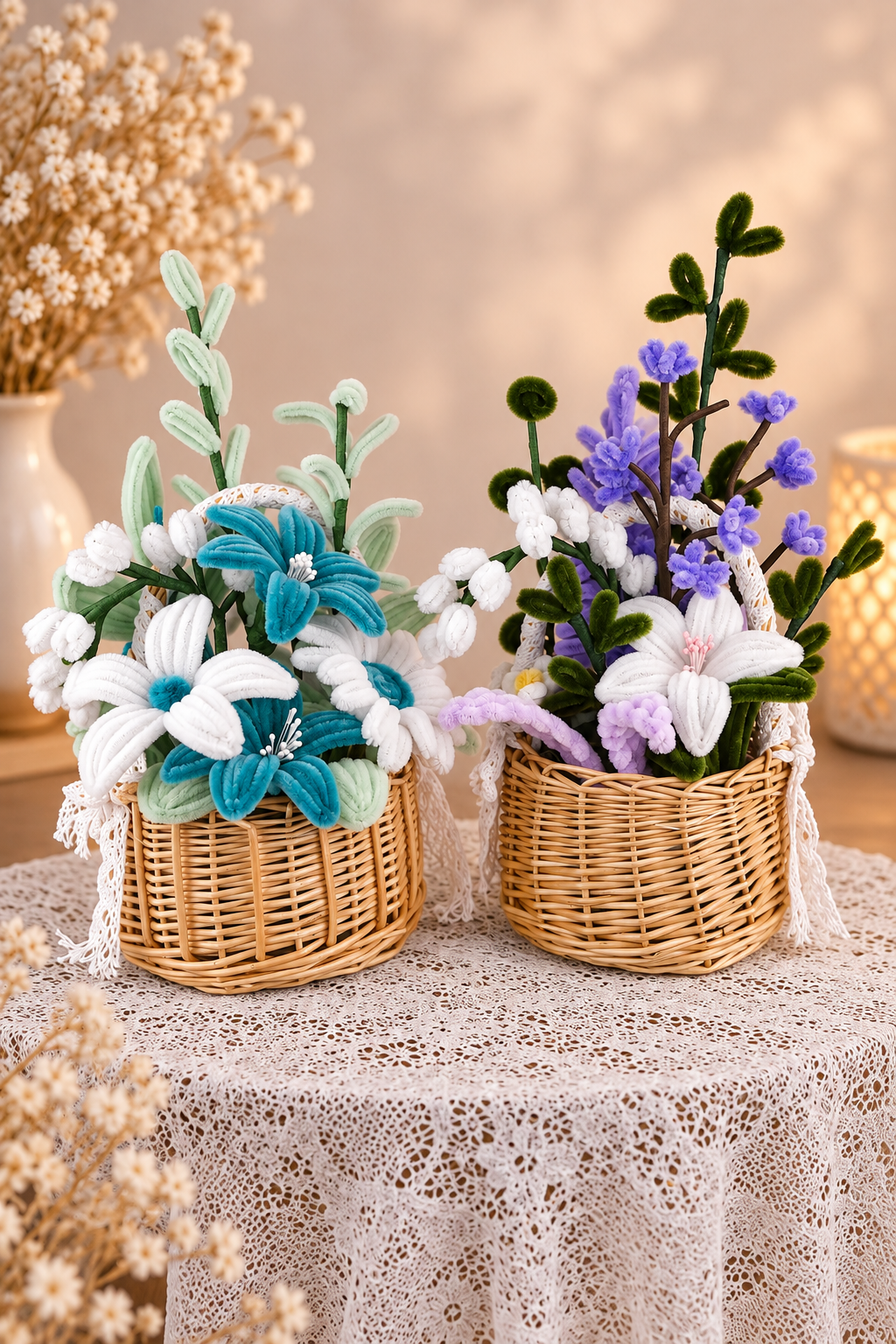 Small flower baskets