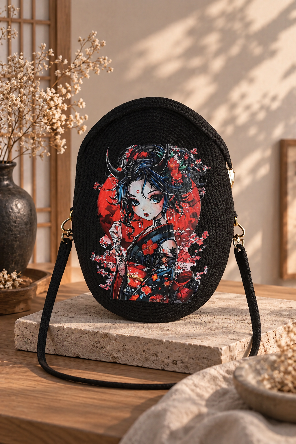 Sac à main avec imprimé