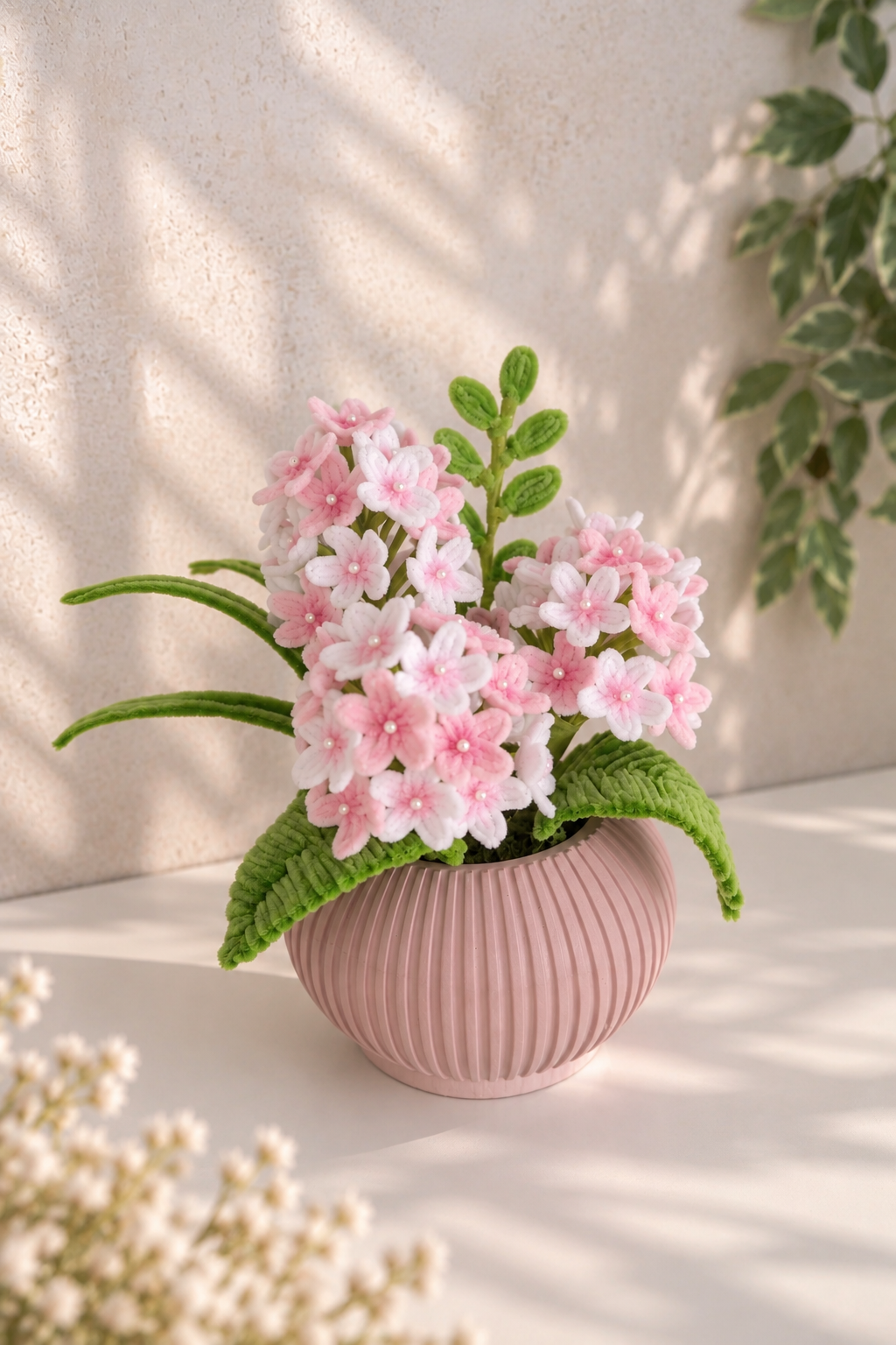 Bloemstuk 'Blush Hydrangea'