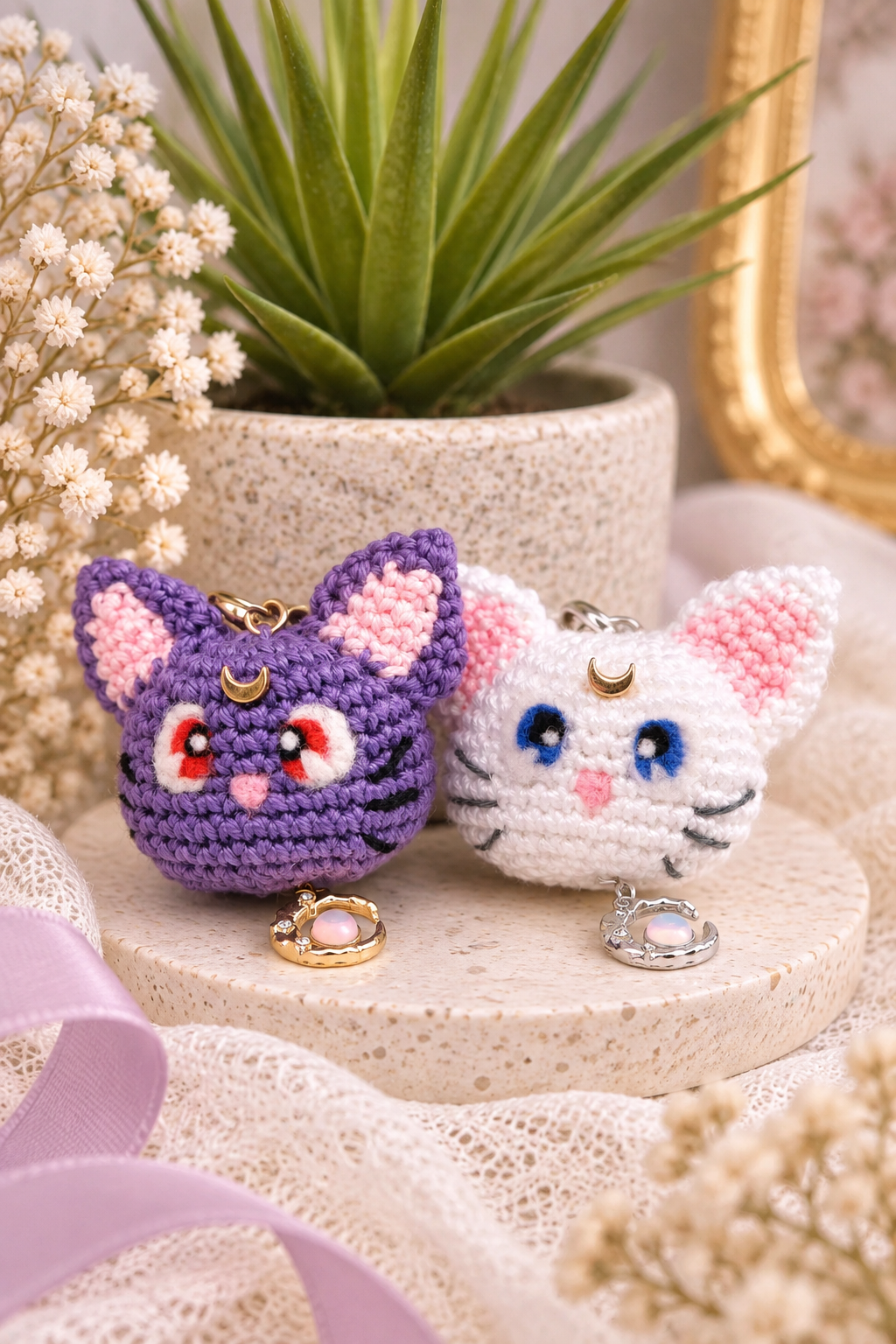 Luna & Artemis sleutelhangers