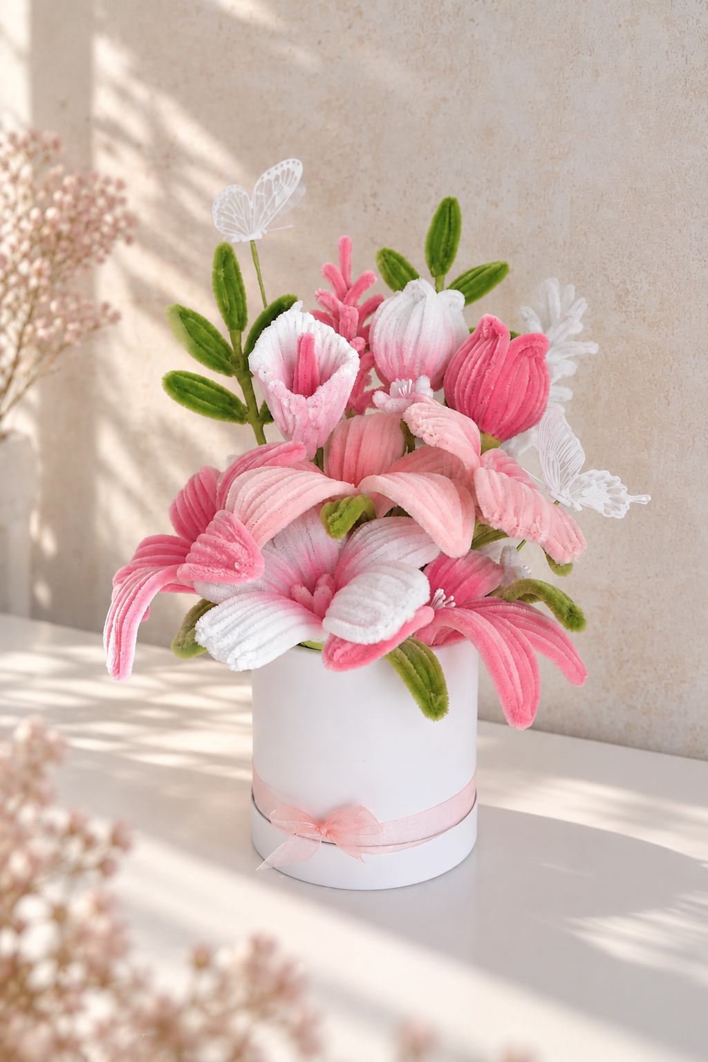 Flower pot 'Pink Passion'
