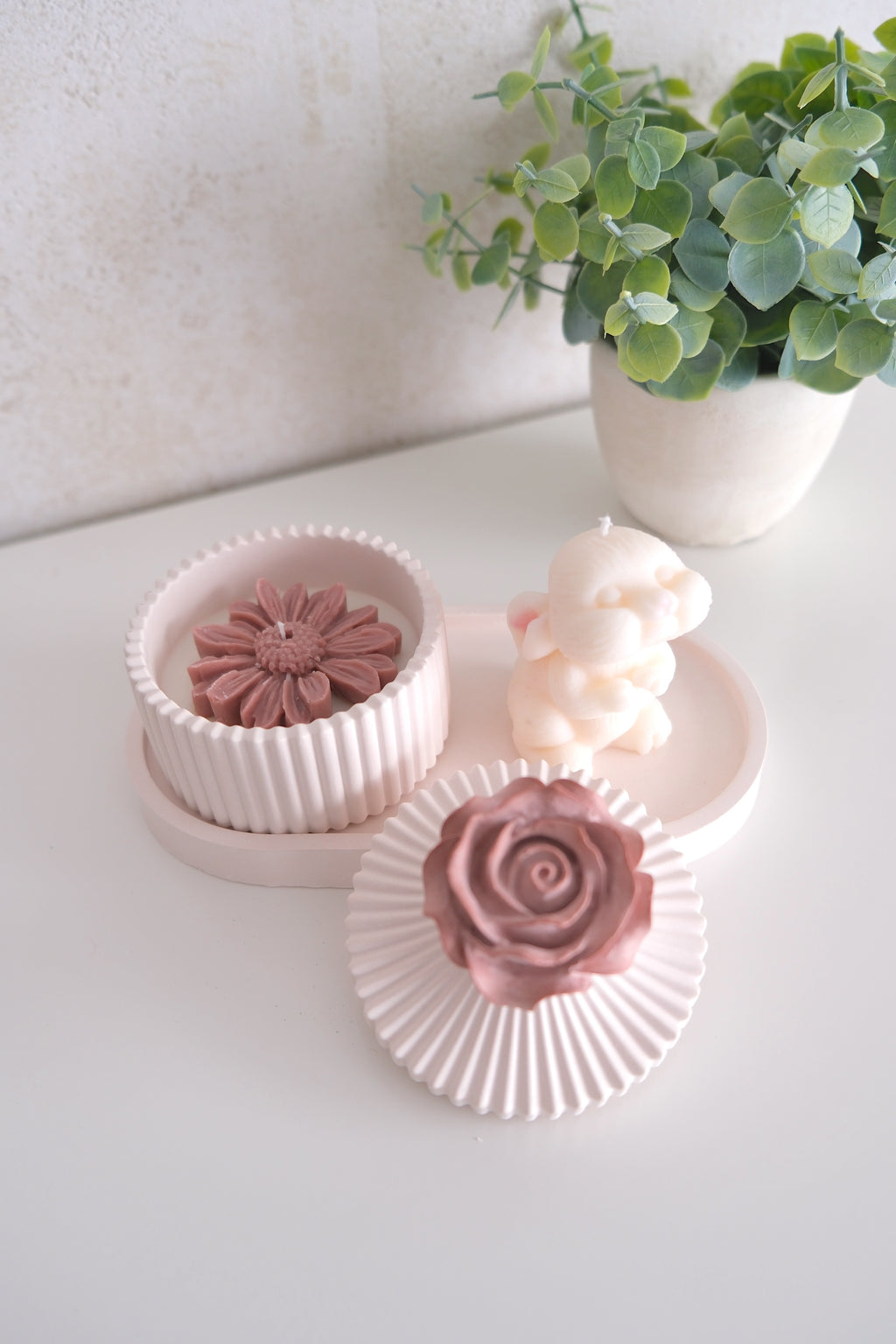 Candle 'Velvet Bunny set'