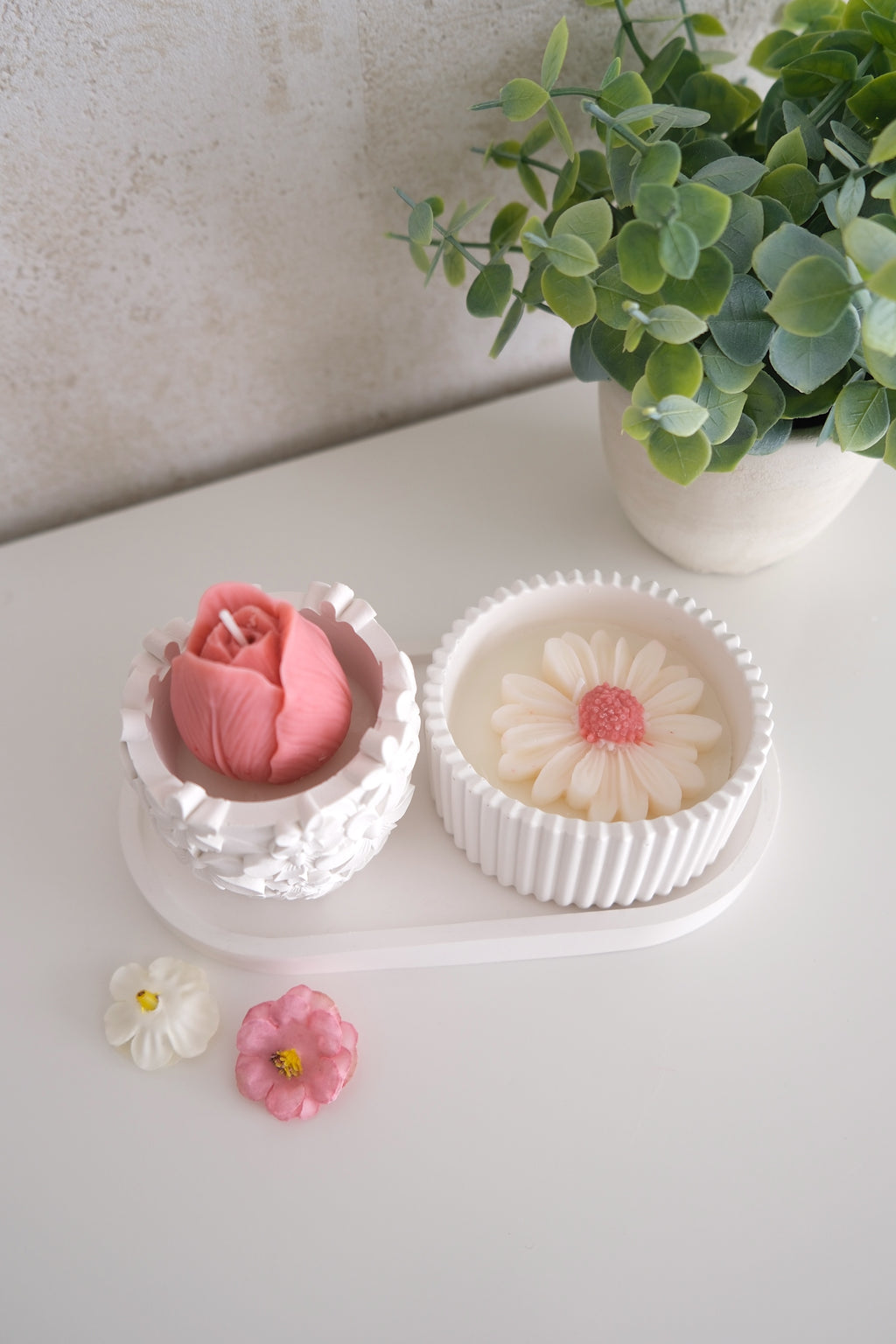 Kaars 'Blush Candle set'