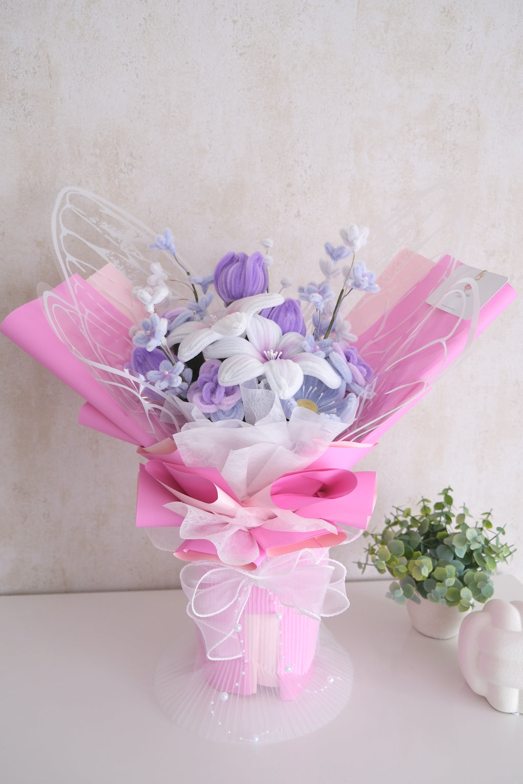 Boeket 'Pink Butterfly'