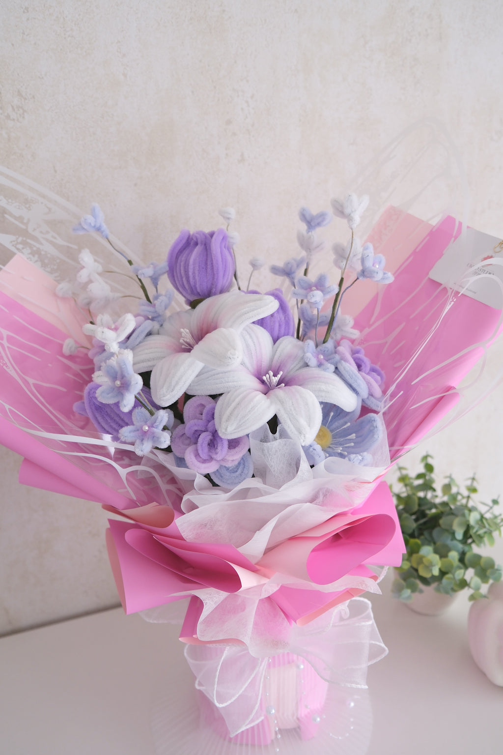 Boeket 'Pink Butterfly'