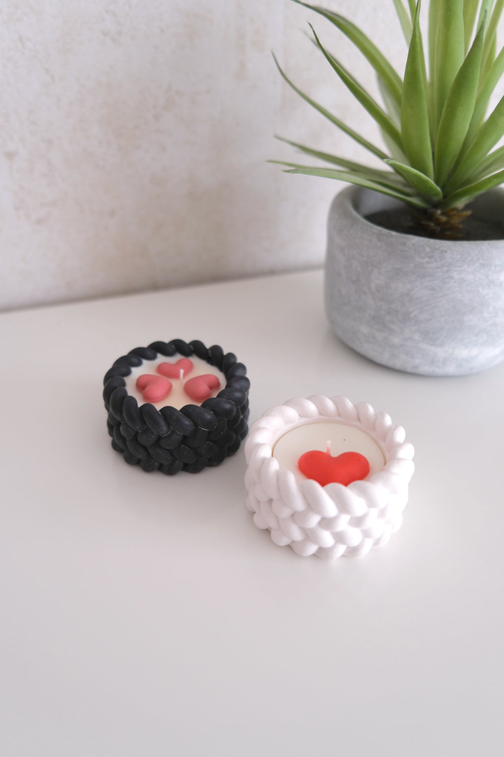 Kaars '2-Piece candle set'