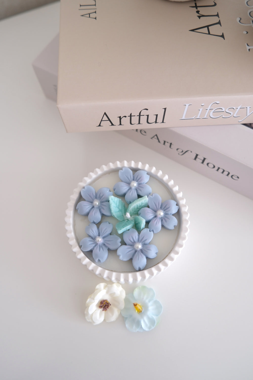 Kaars 'Blue Blossom Dream'