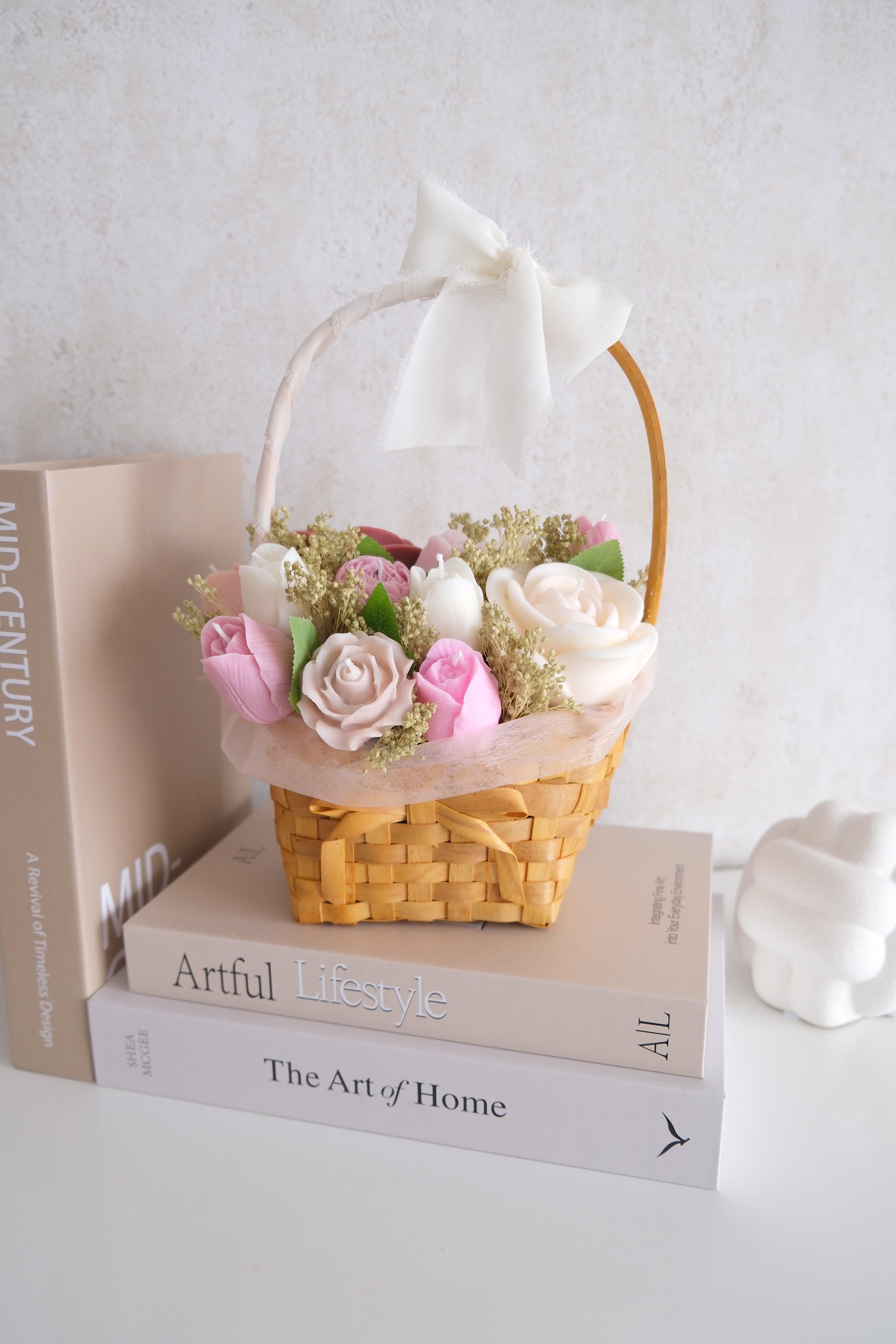 Candle basket 'Gentle Glow'