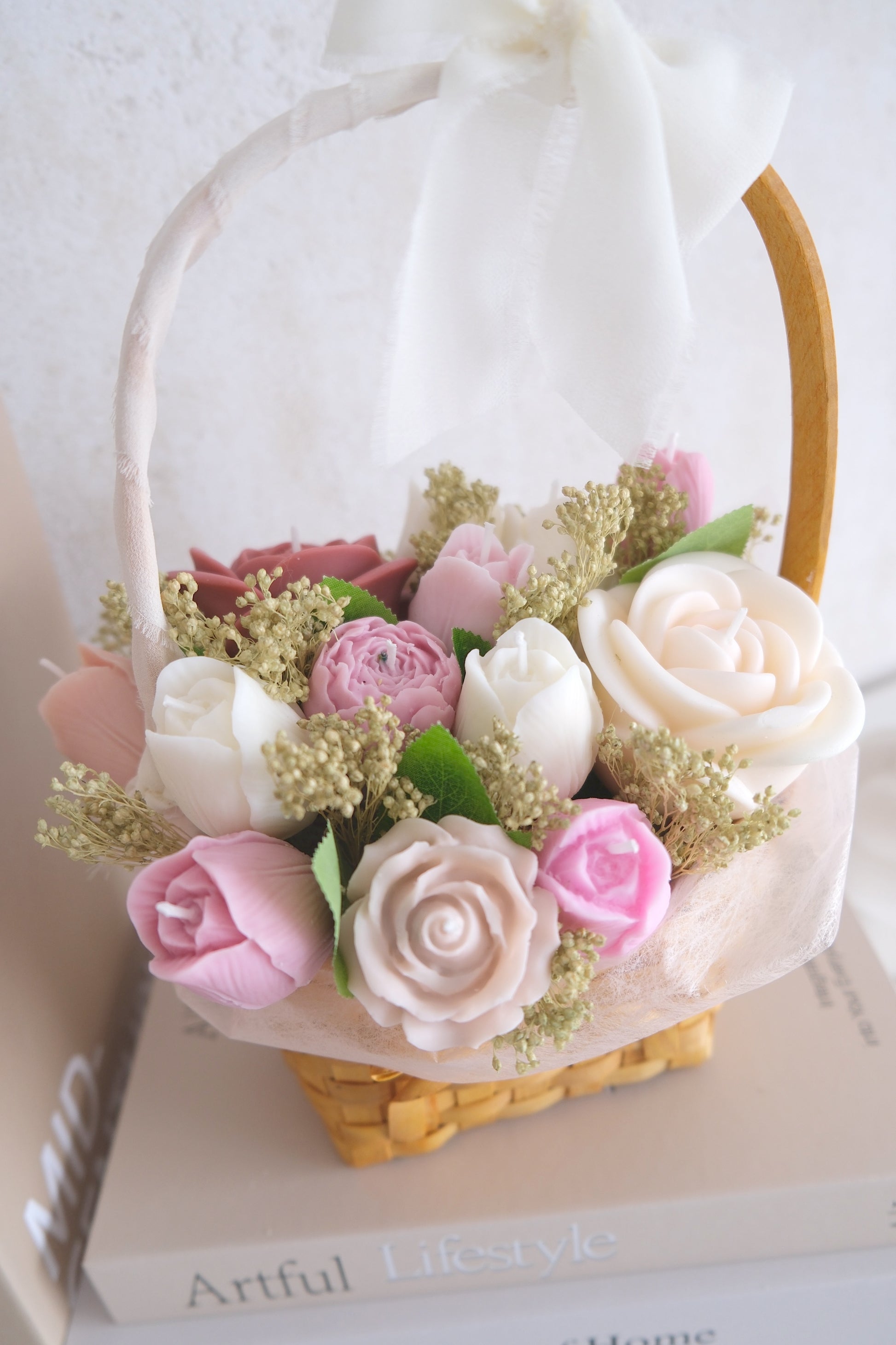 Candle basket 'Gentle Glow'