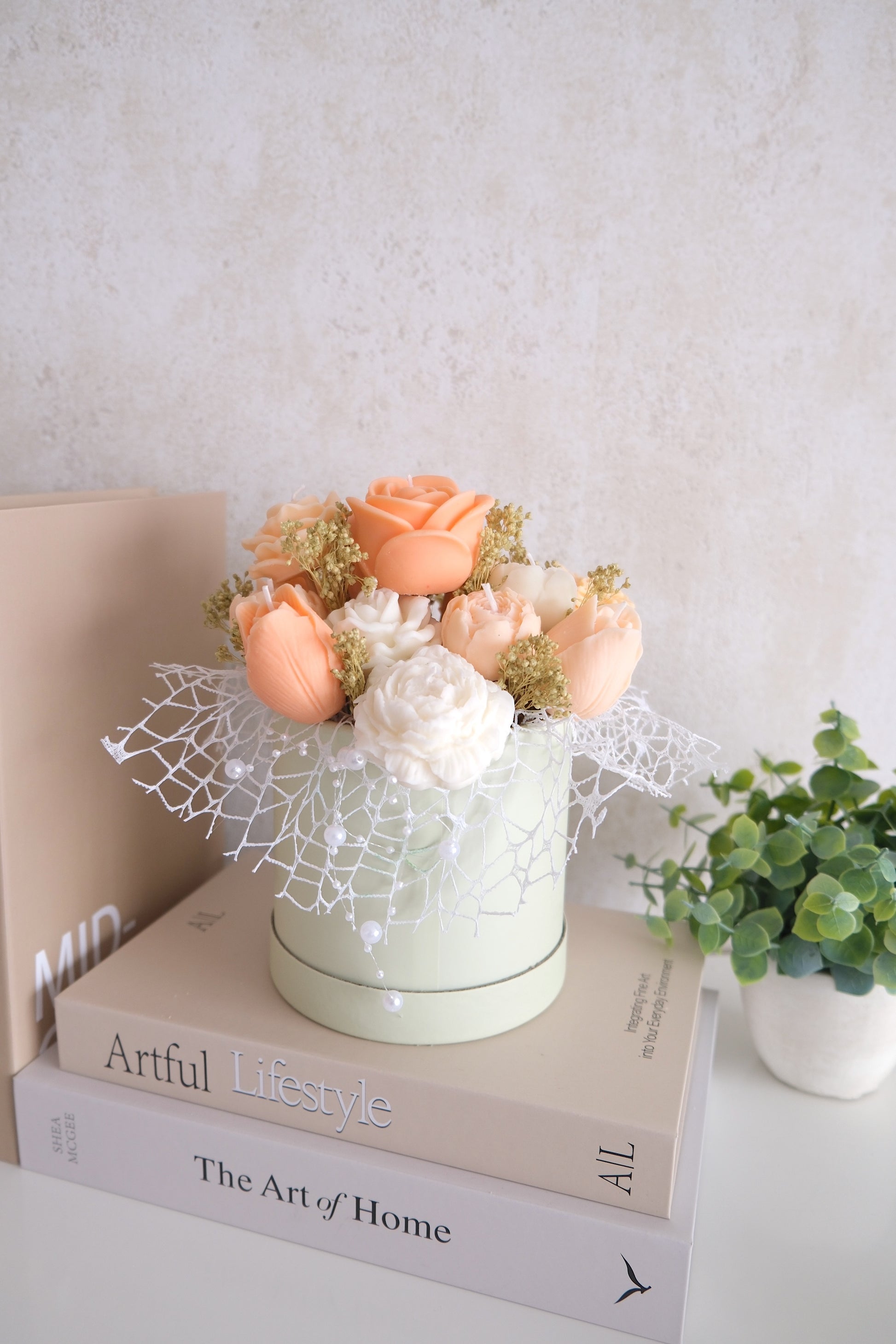 Candle Bouquet 'Orange Field' (Pre-order)