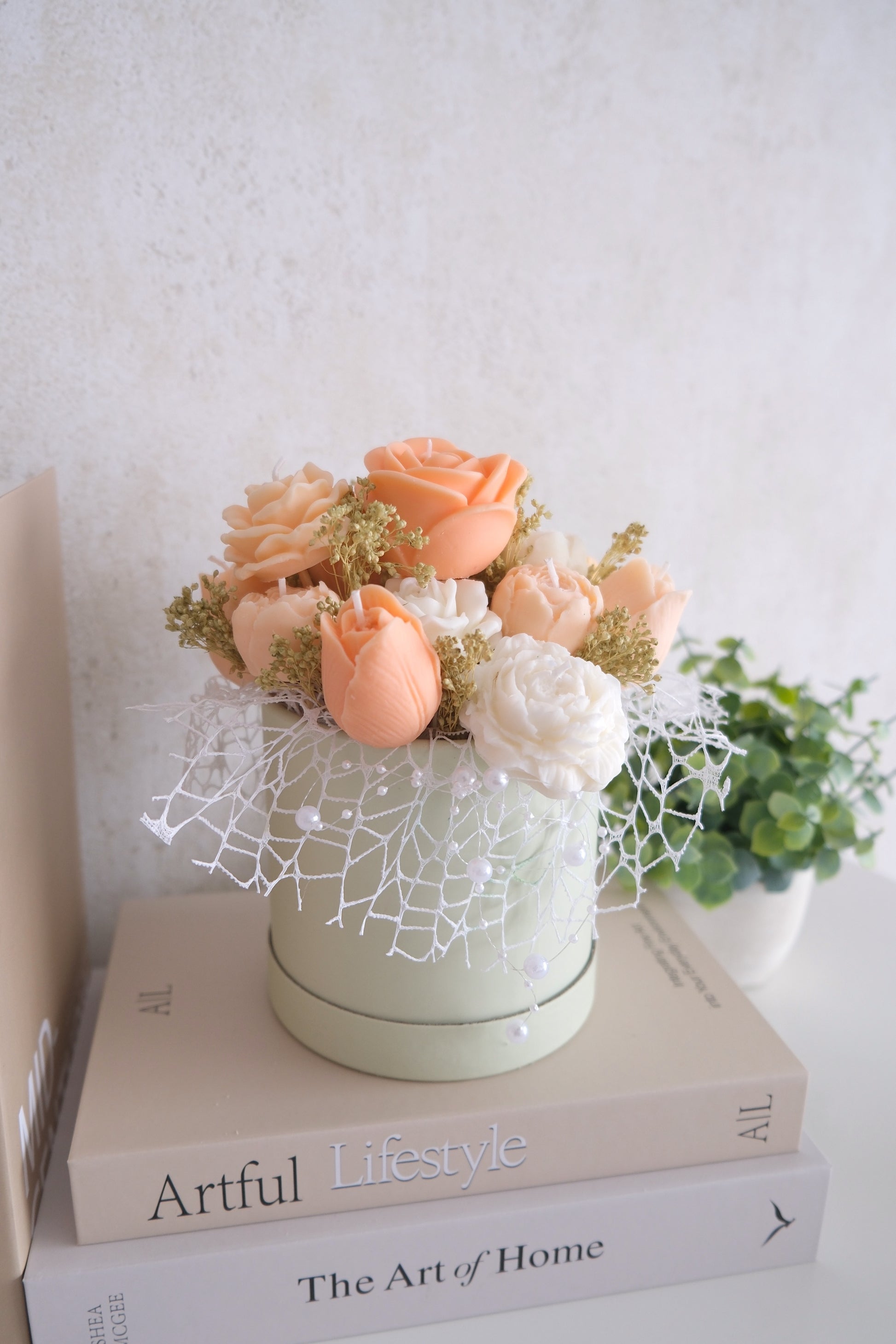 Candle Bouquet 'Orange Field' (Pre-order)