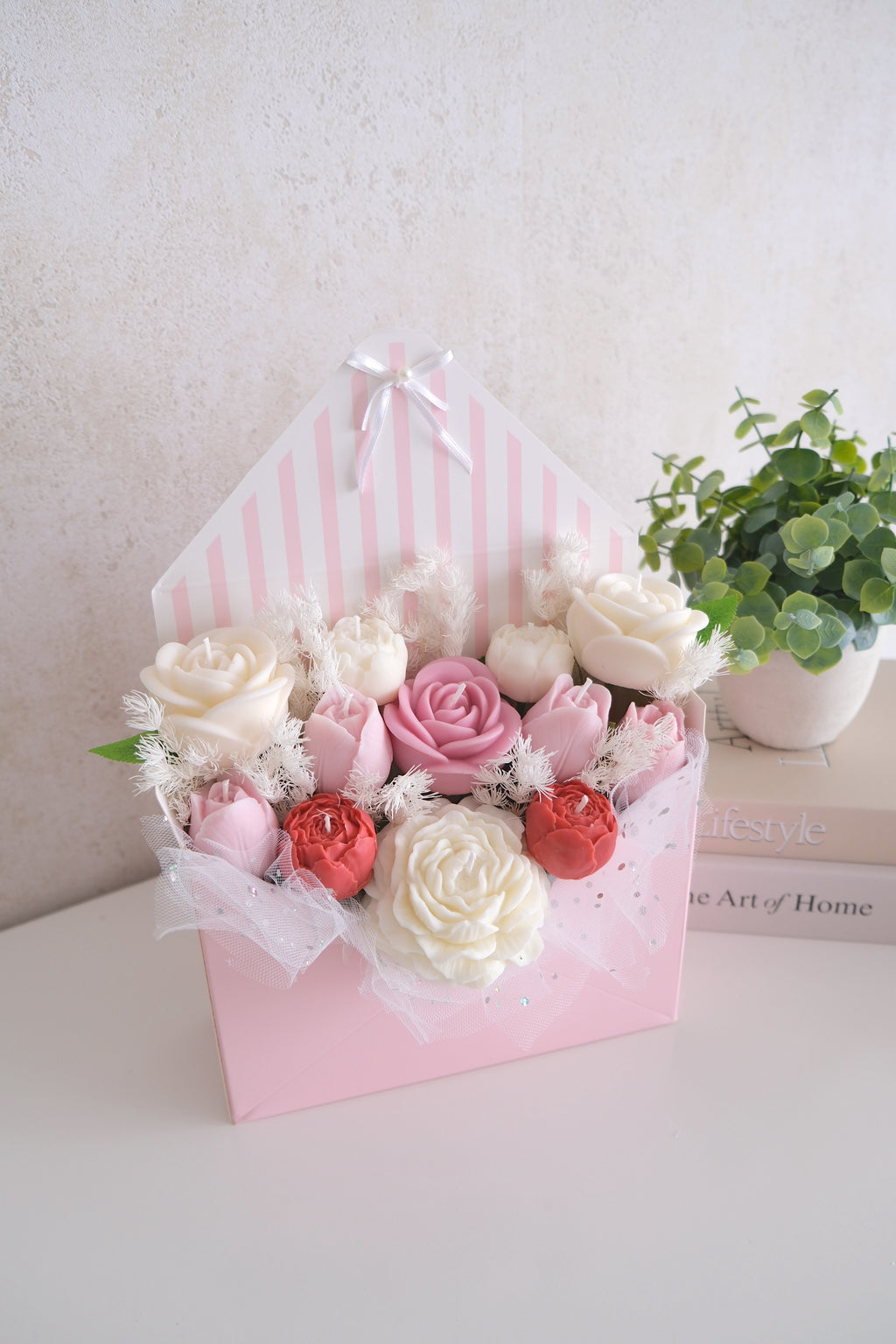 Candle Envelope 'Pink Serenity'