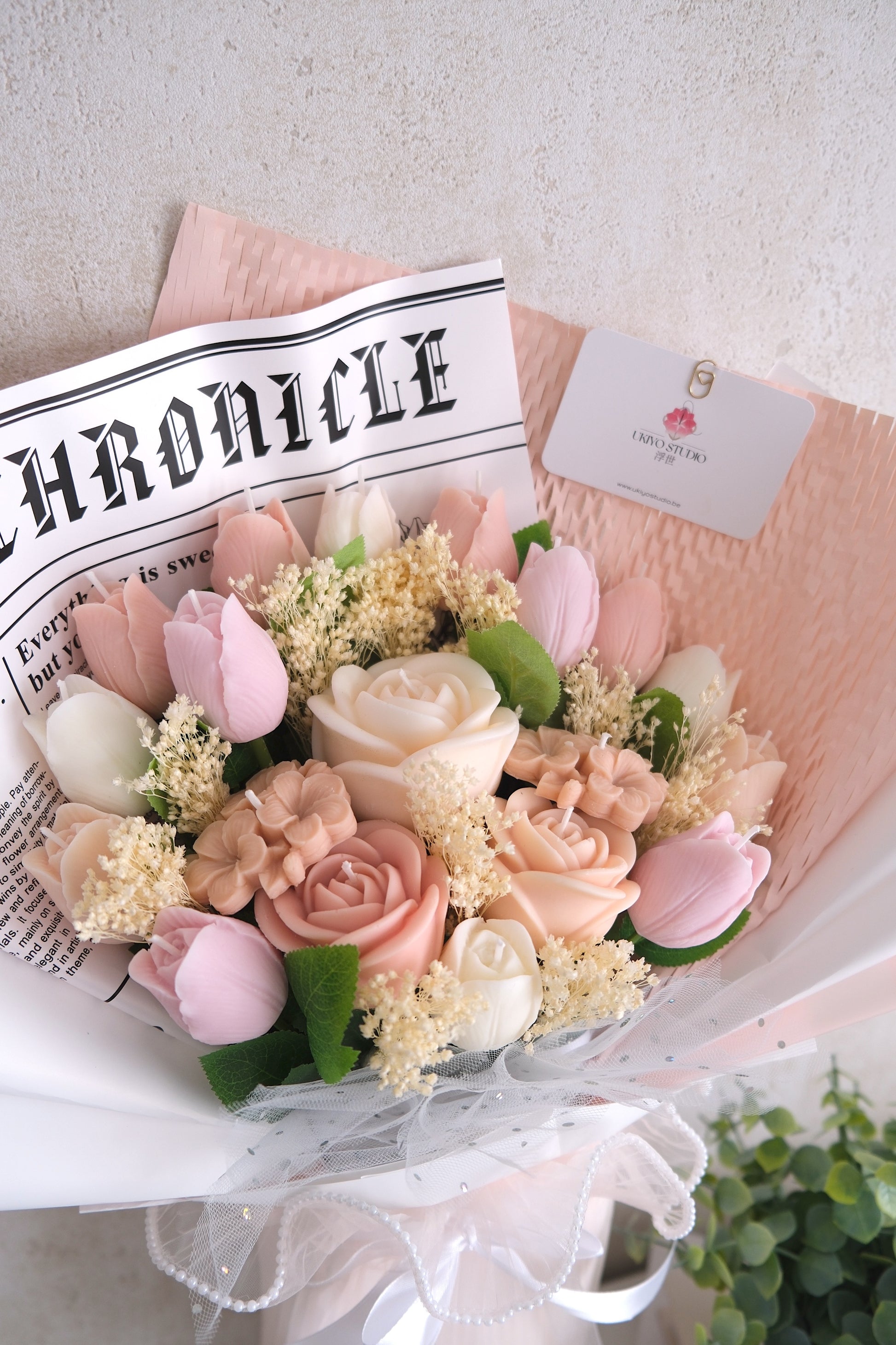 Candle Bouquet 'Vintage Love' (Pre-order)