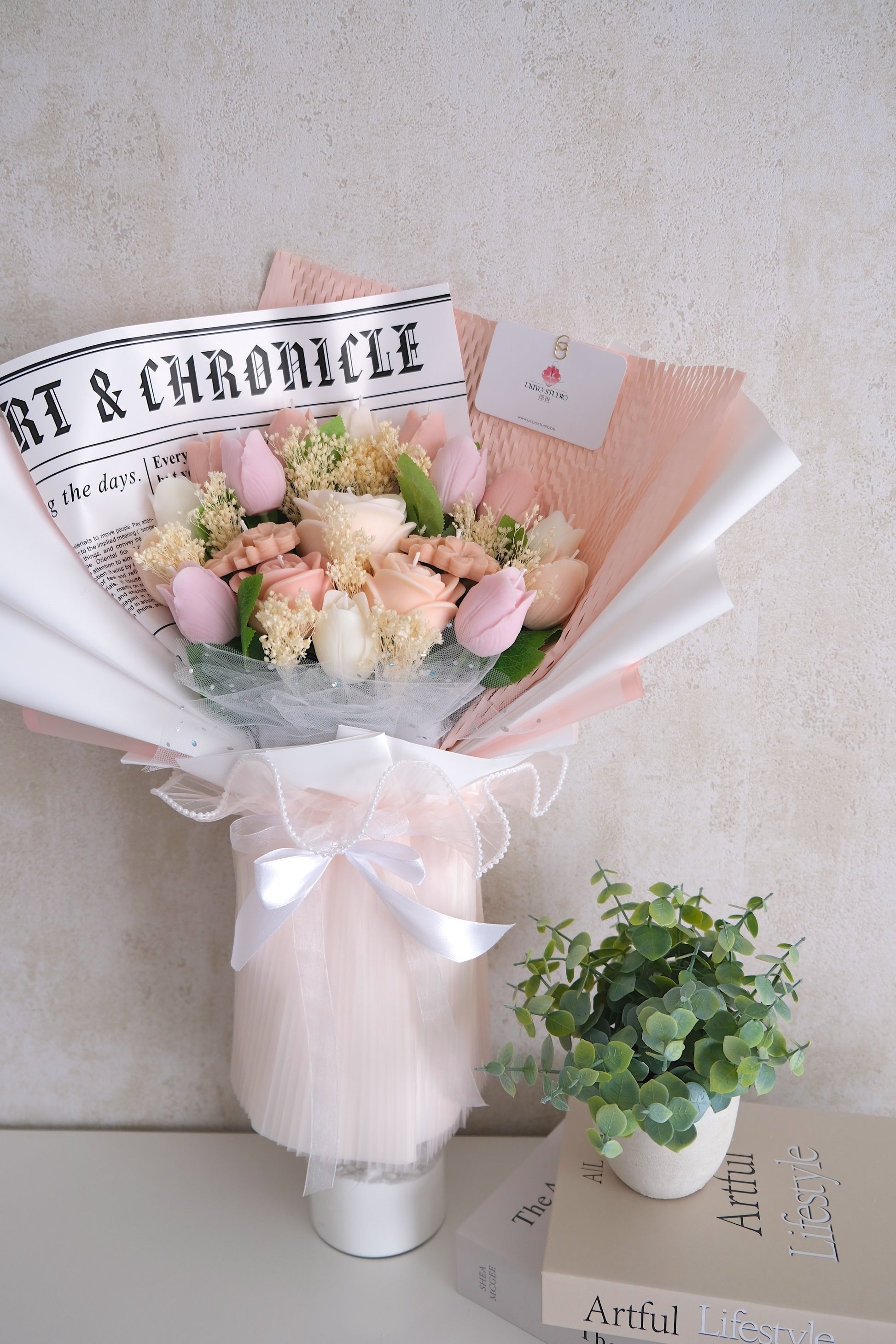 Candle Bouquet 'Vintage Love' (Pre-order)