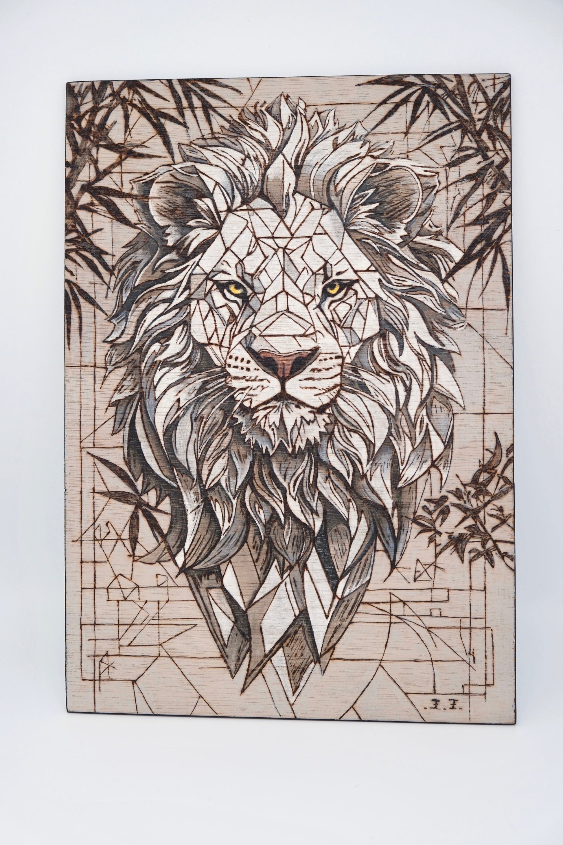 Geometric lion