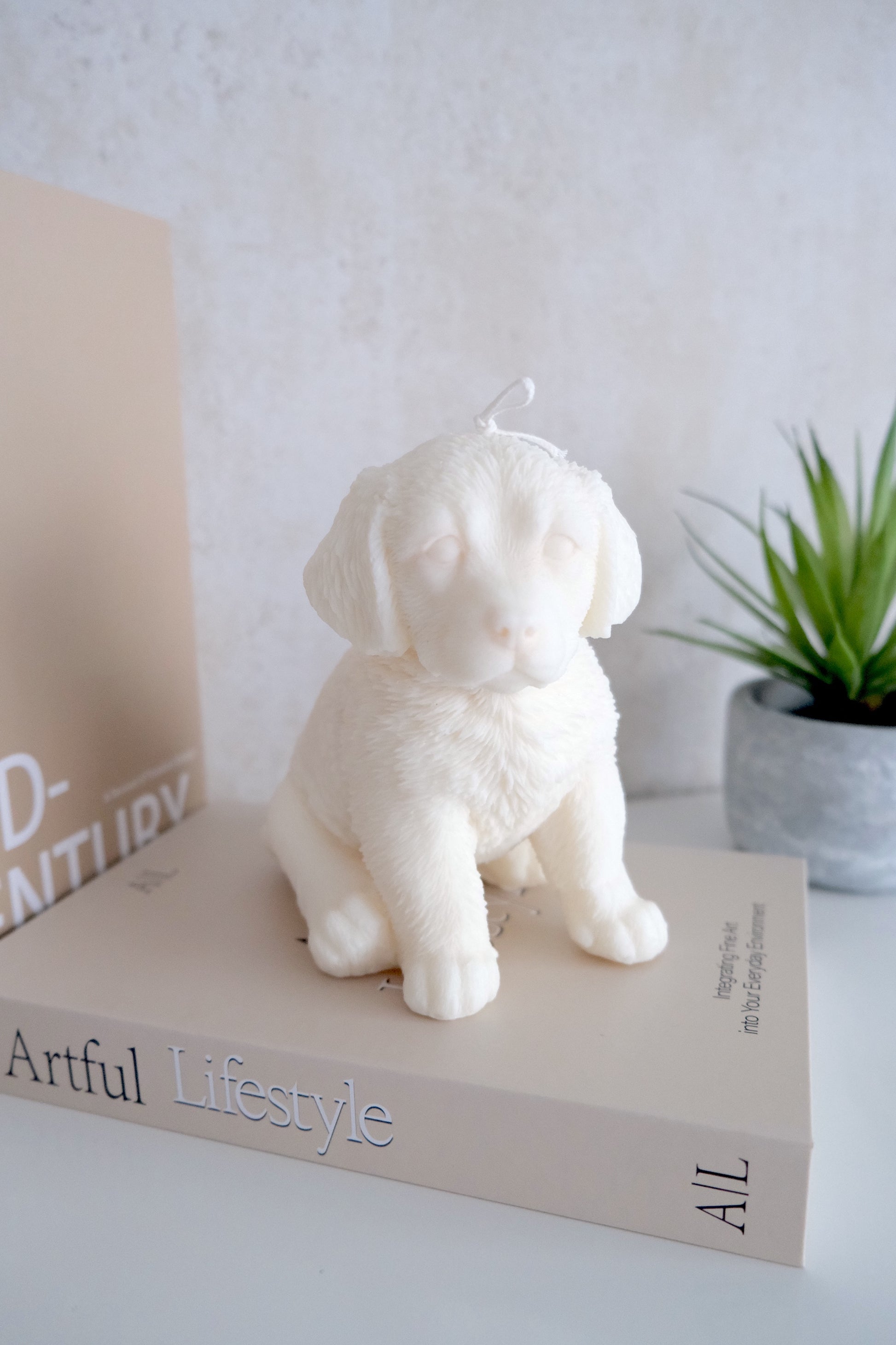 Kaars 'Golden retriever dog'