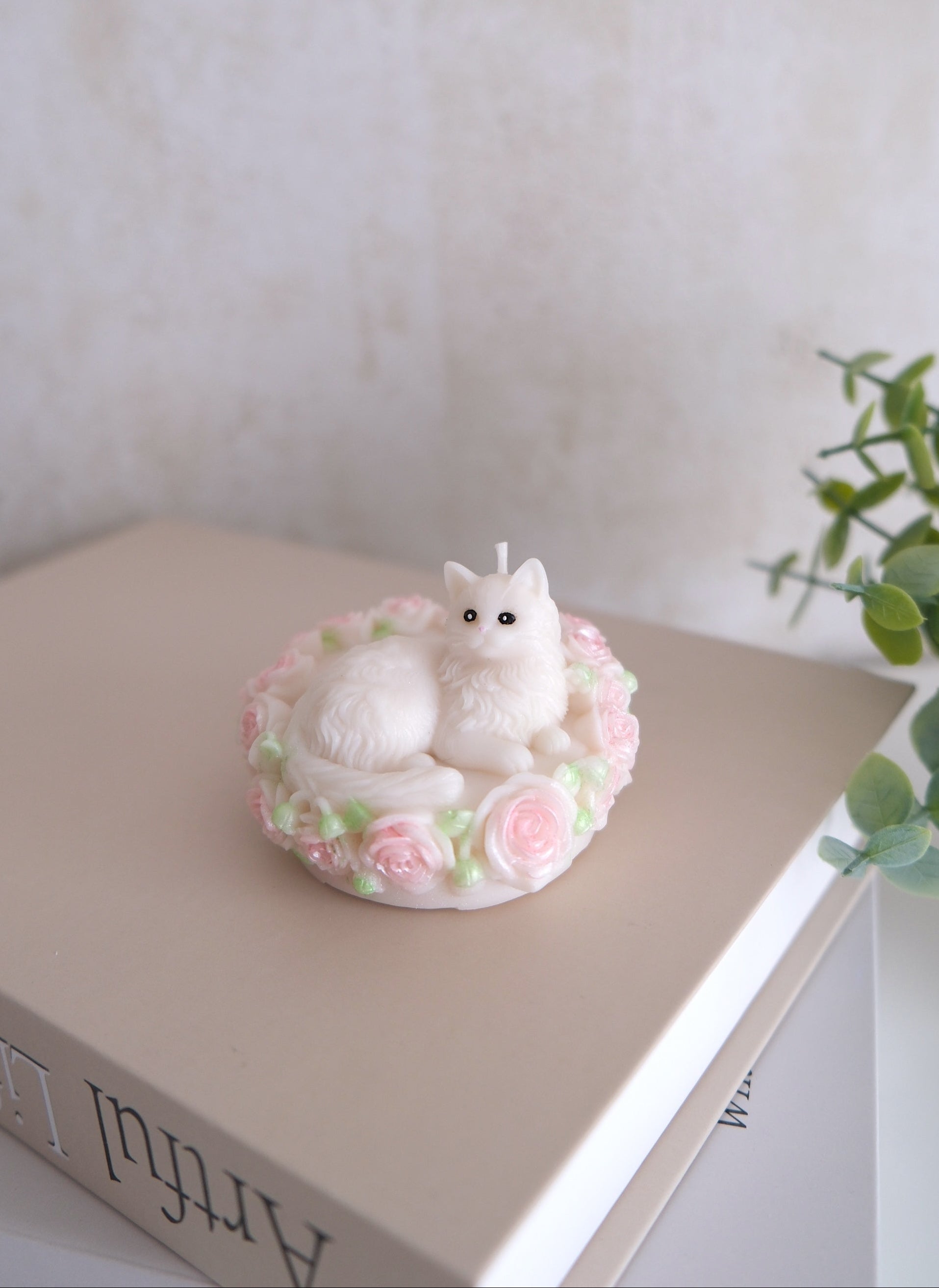 Kaars 'Flower Cat'