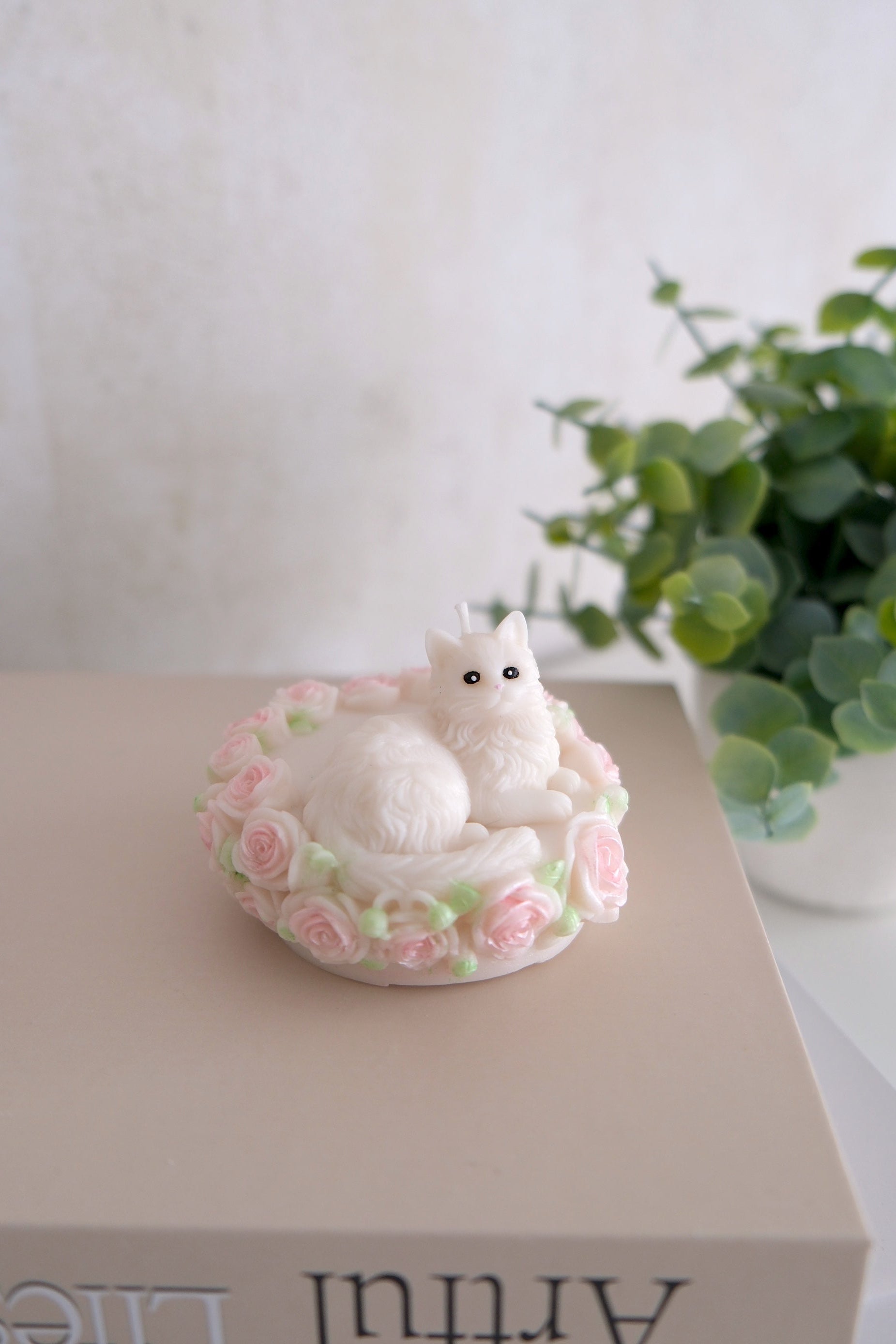 Kaars 'Flower Cat'