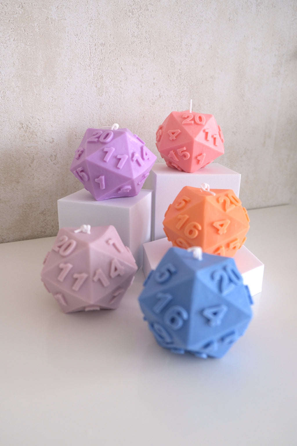 Bougie 'Dés D20'