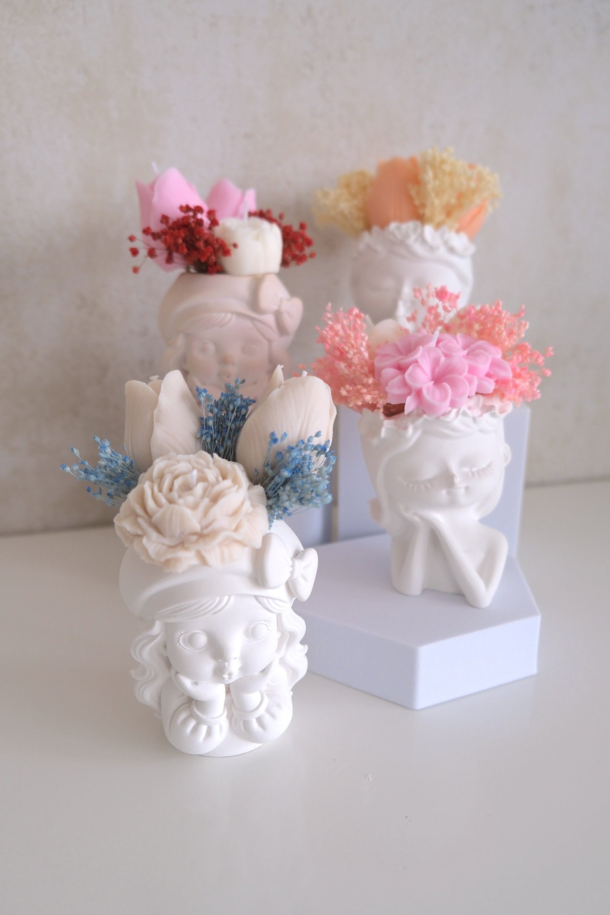 Bougie 'Flower Heads'