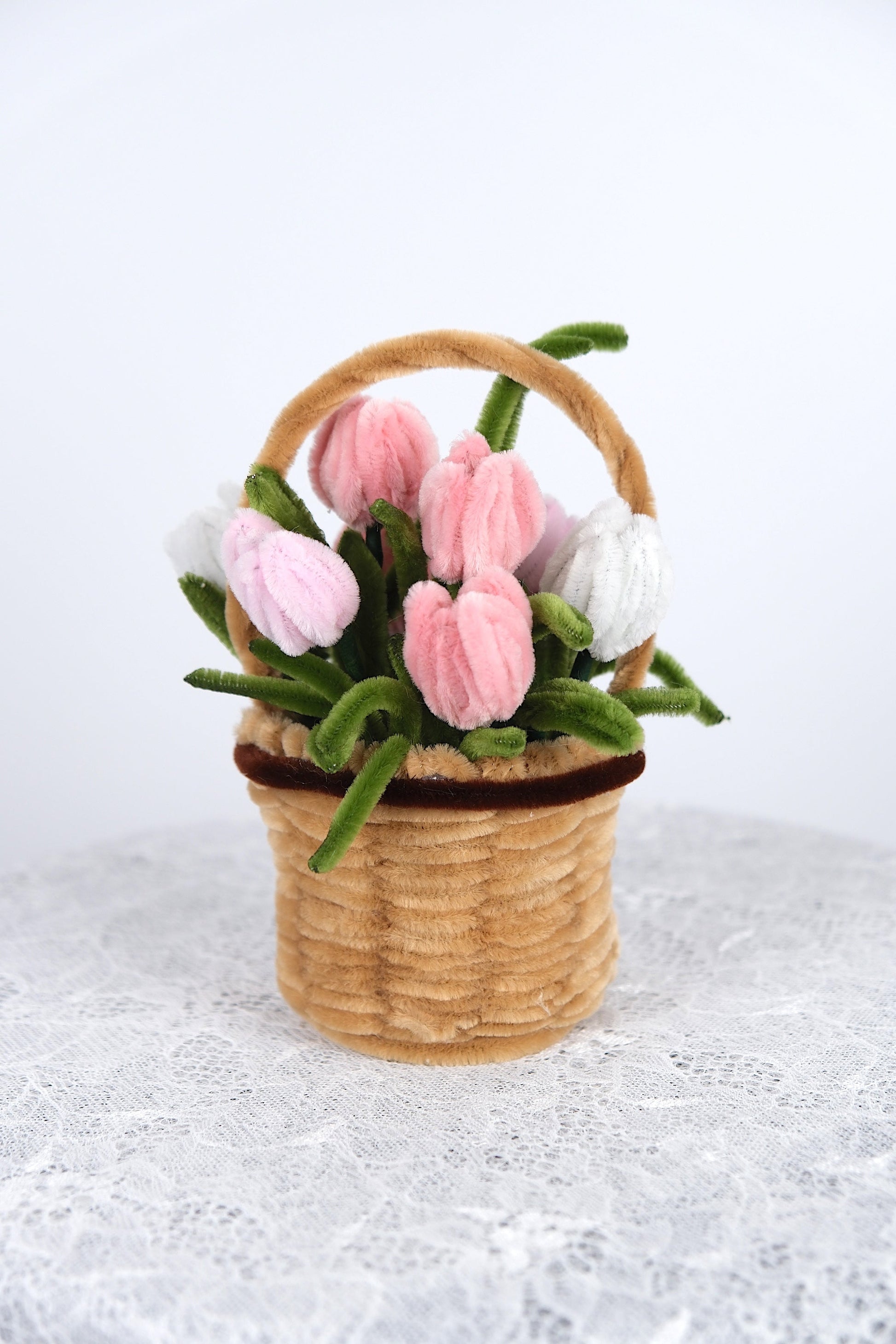 Klein tulpen mandje