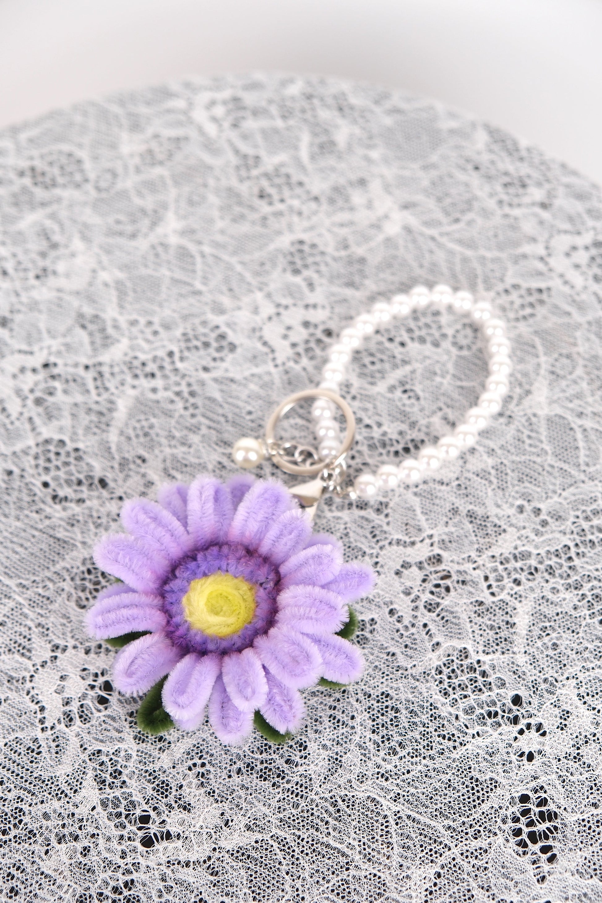 Bloemen sleutelhangers