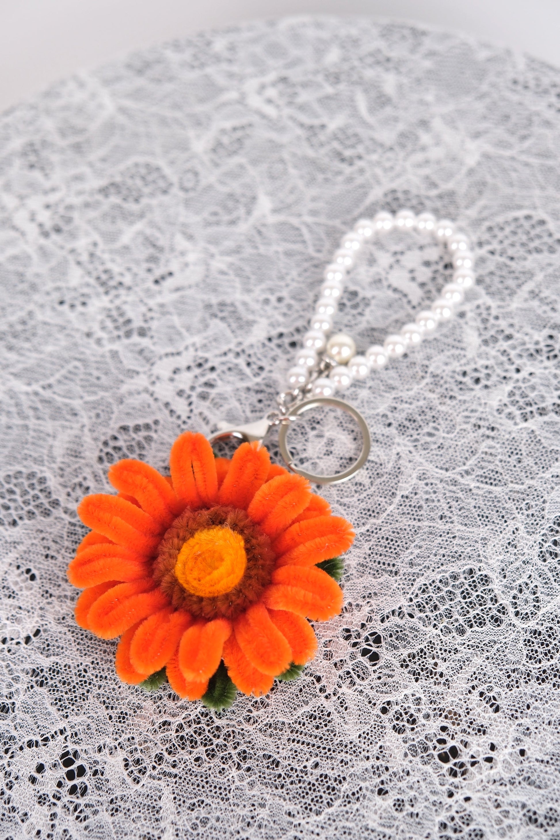 Bloemen sleutelhangers