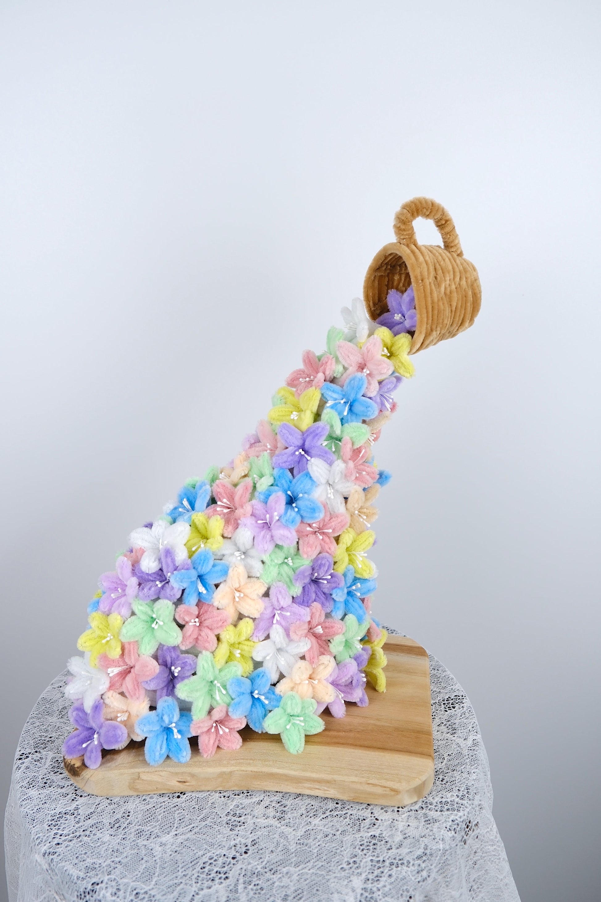 Kopje met bloemen