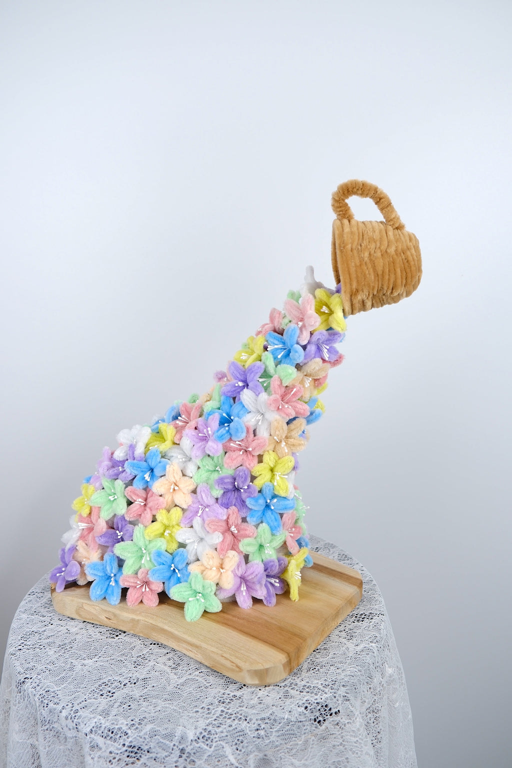 Kopje met bloemen