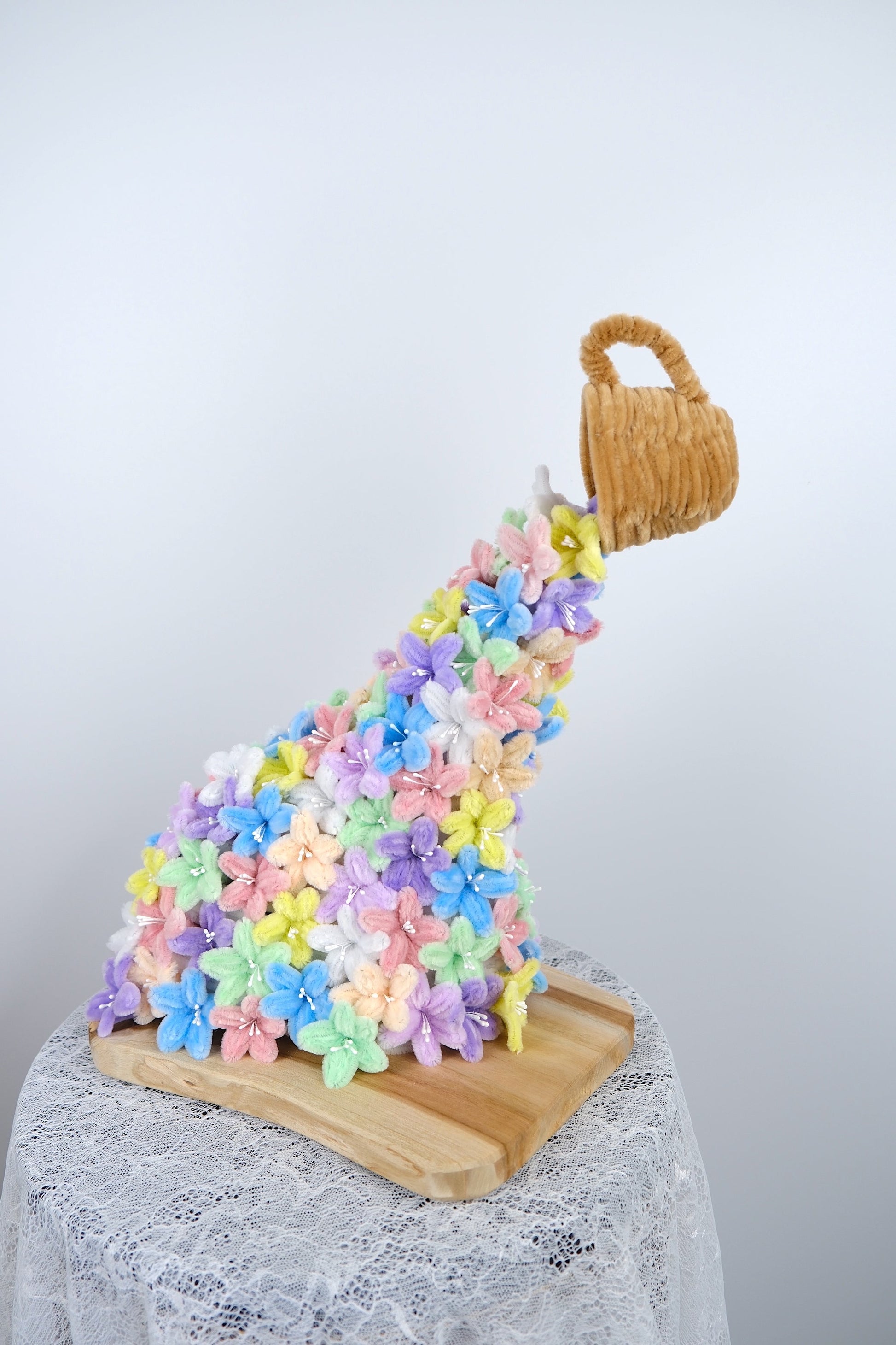 Kopje met bloemen
