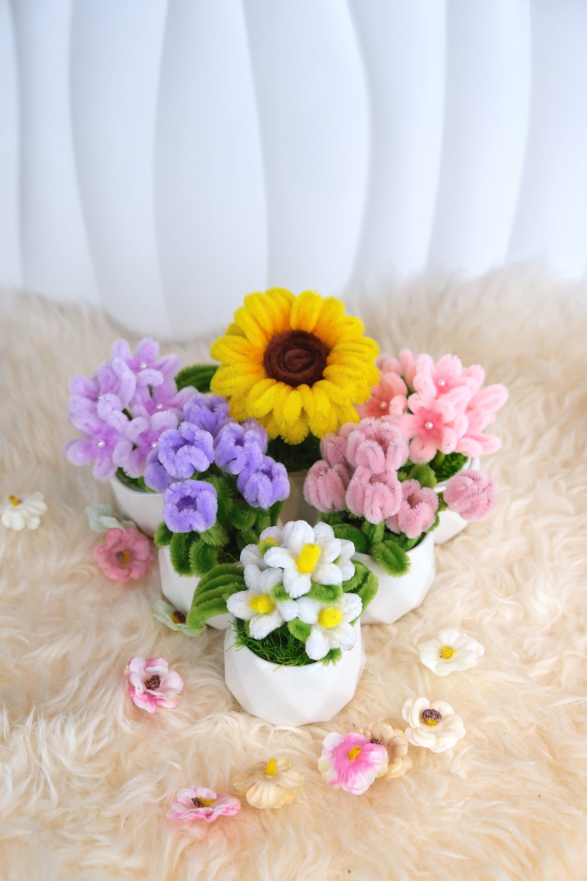 Keramische bloemen potjes