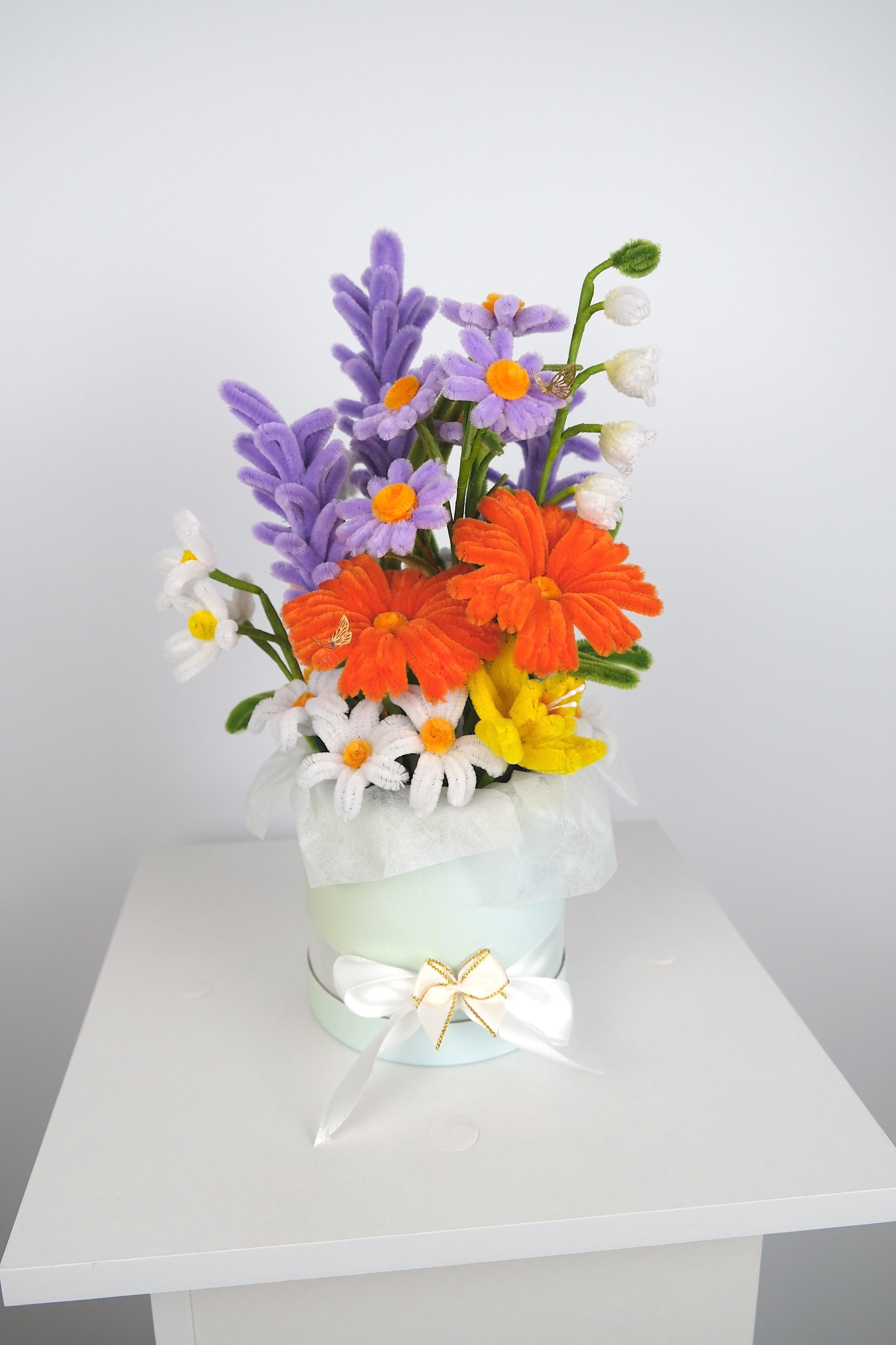 Fleurig bloemenpotje
