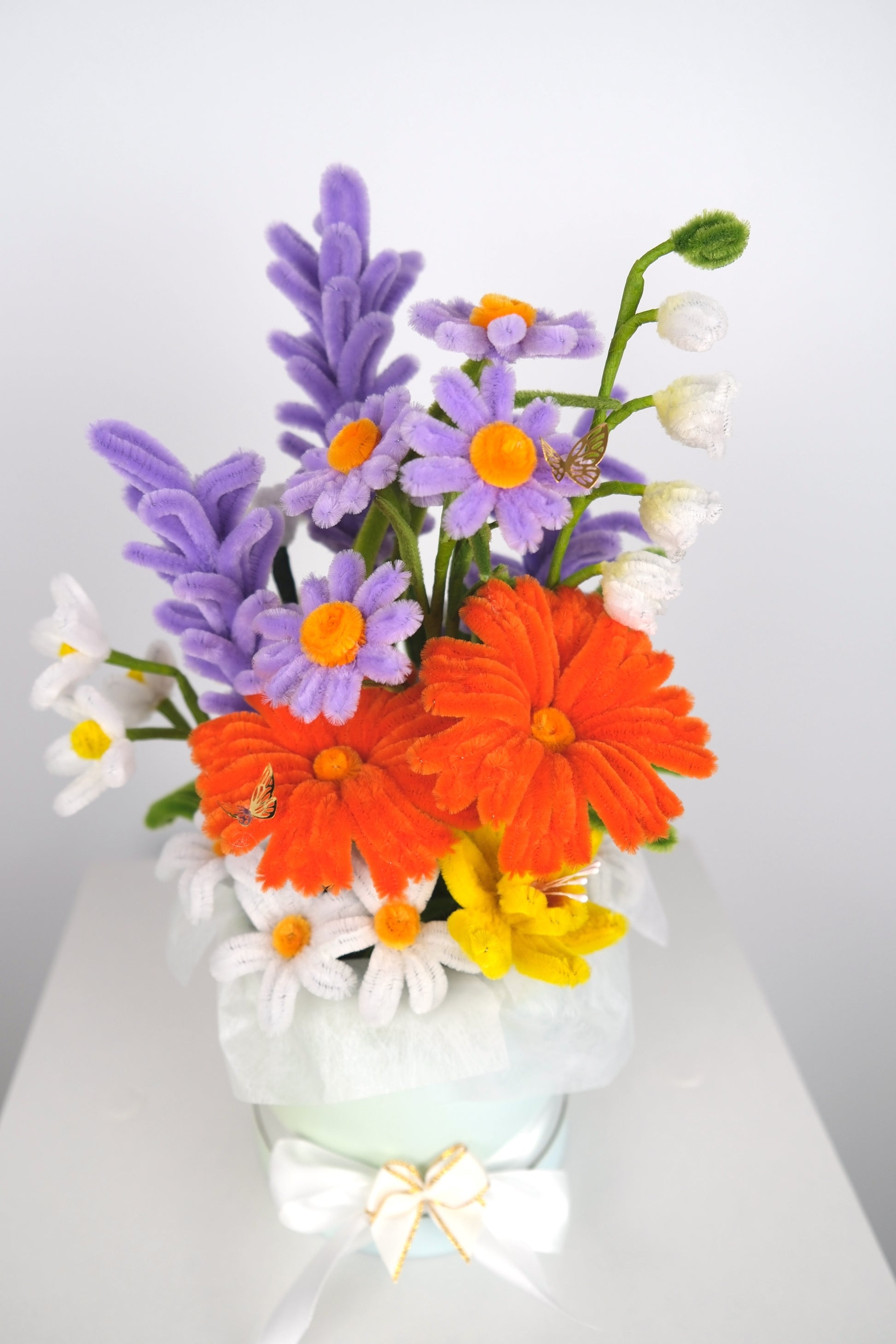 Fleurig bloemenpotje