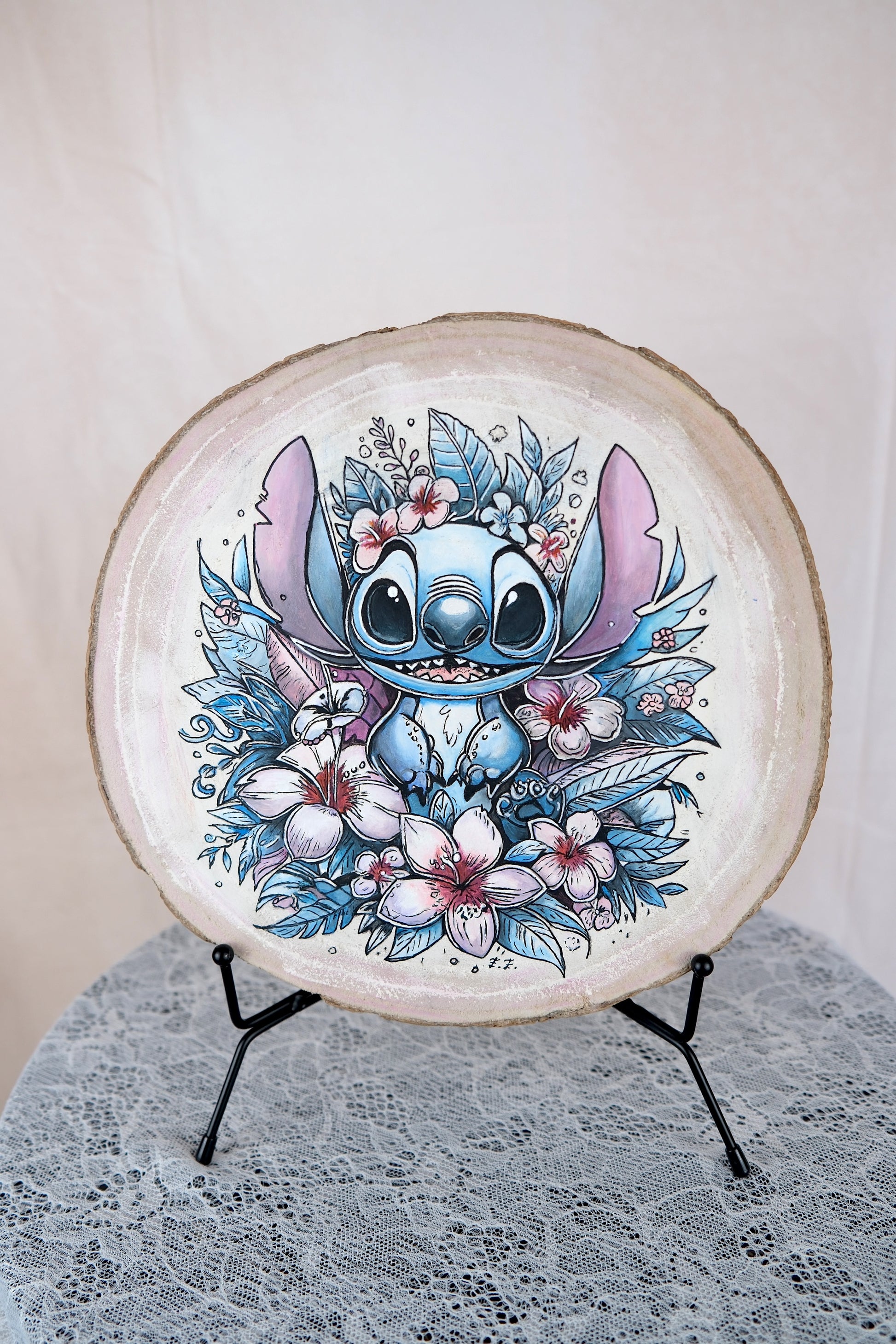Stitch met bloemen