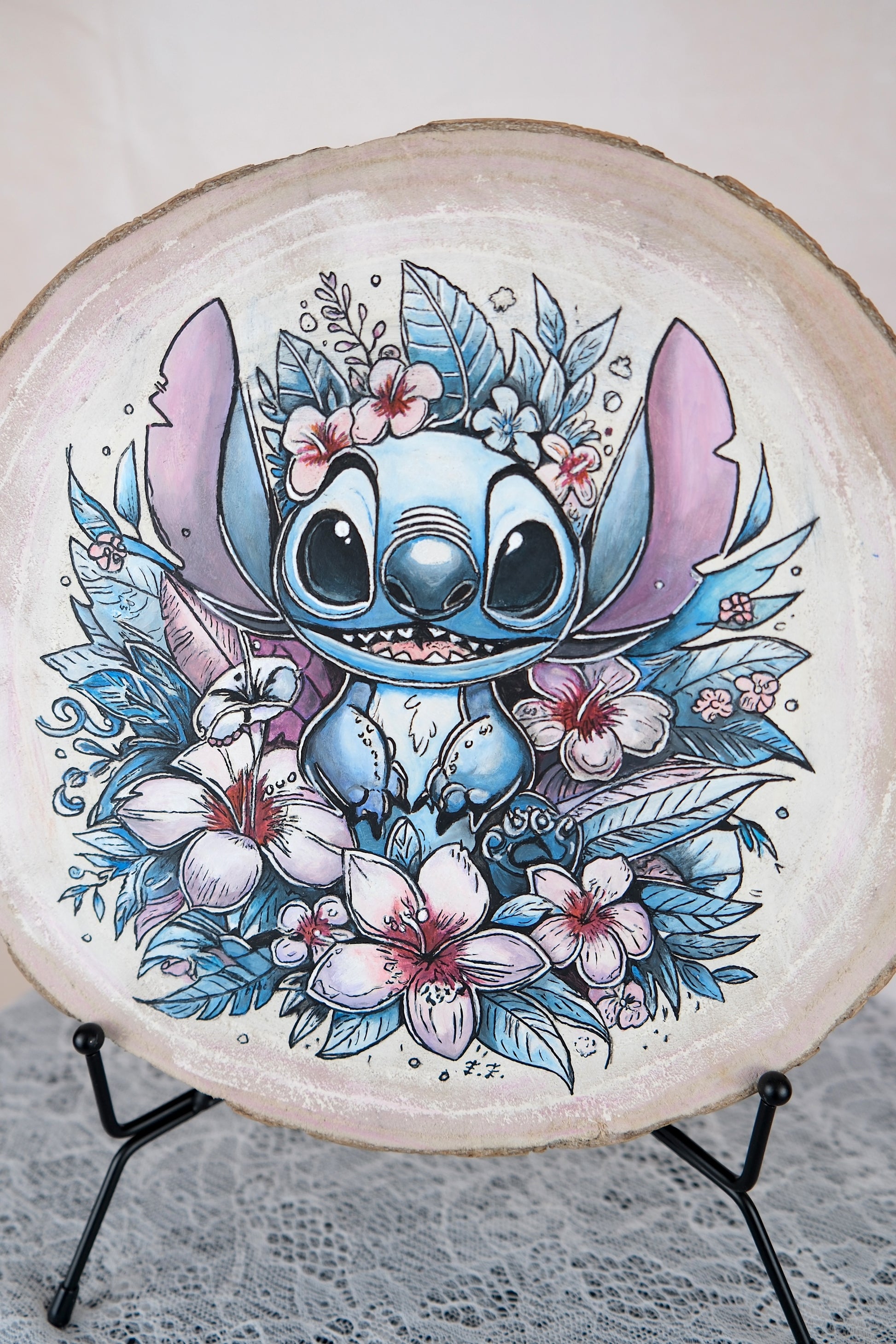 Stitch met bloemen
