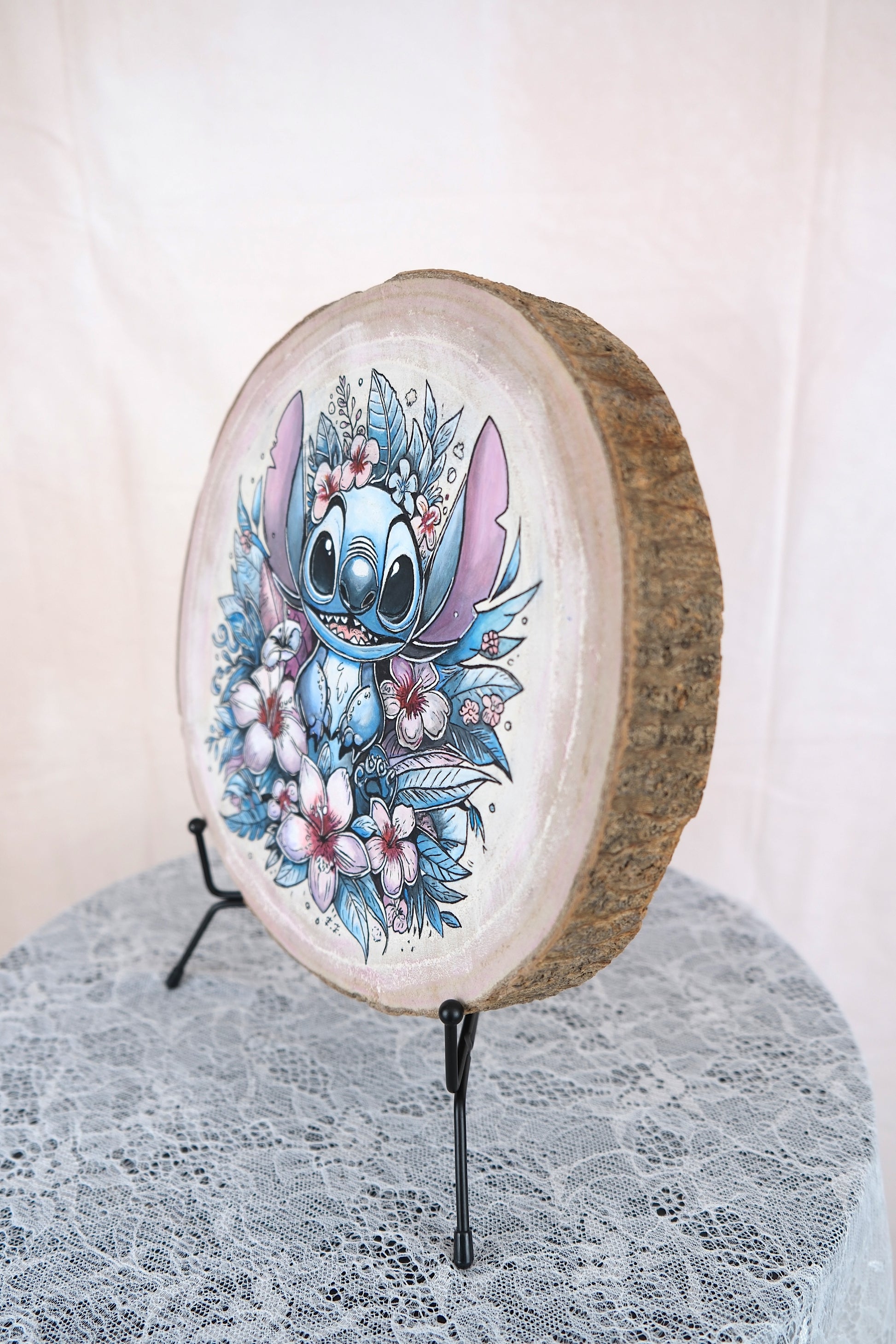 Stitch met bloemen