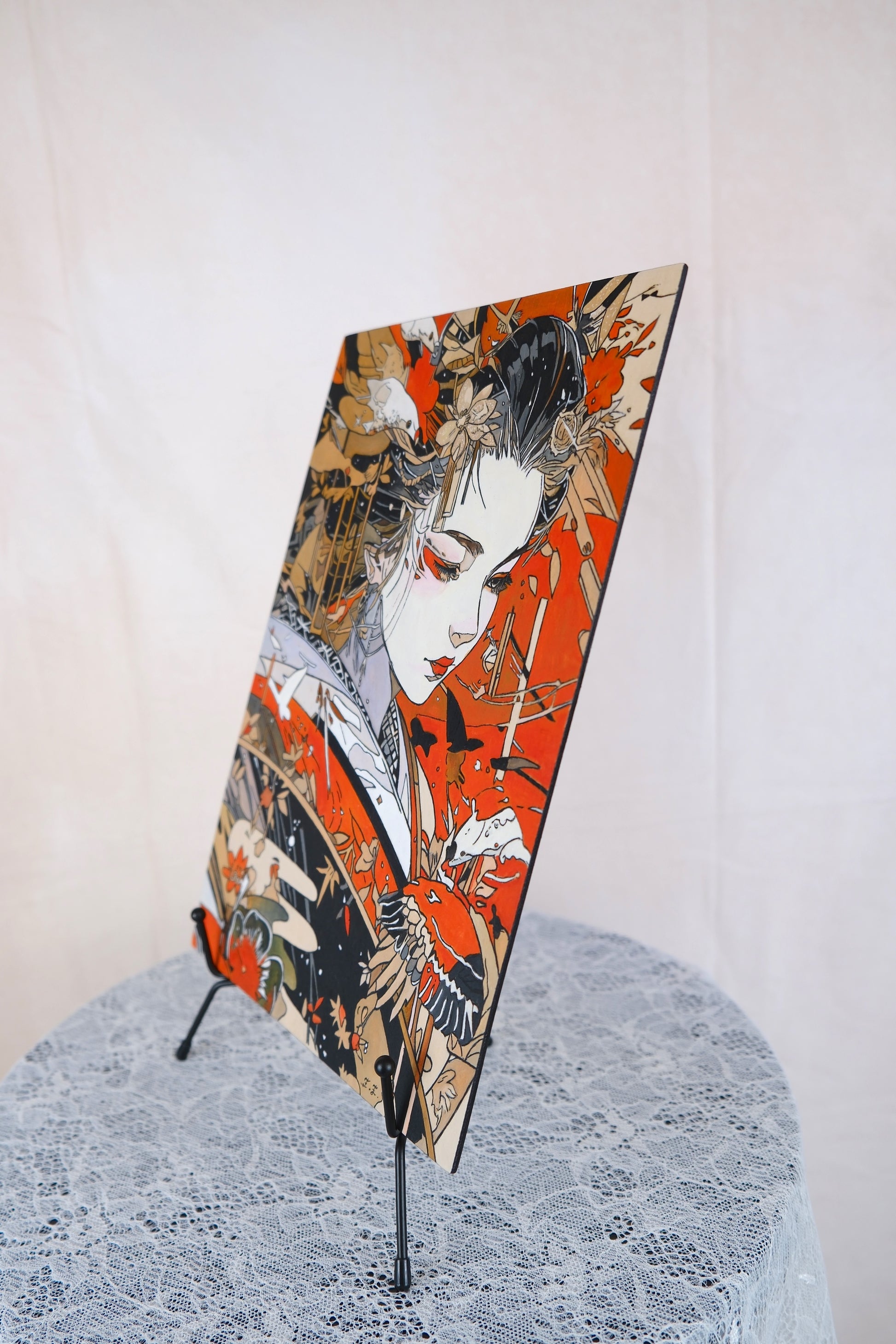 Abstracte oosterse vrouw