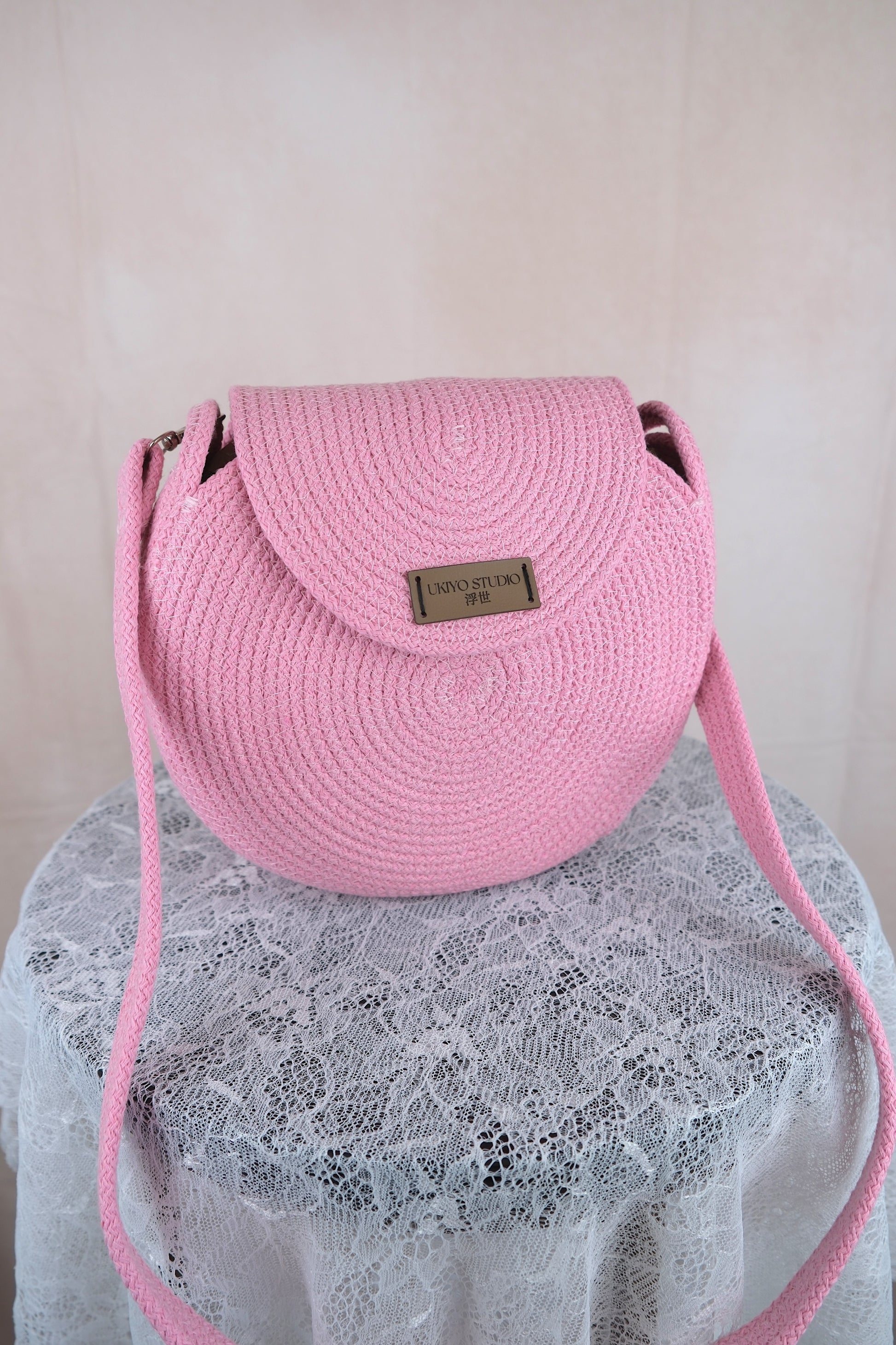 Roze handtas