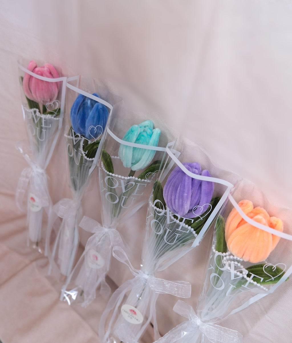 Enkel tulp bloemetje