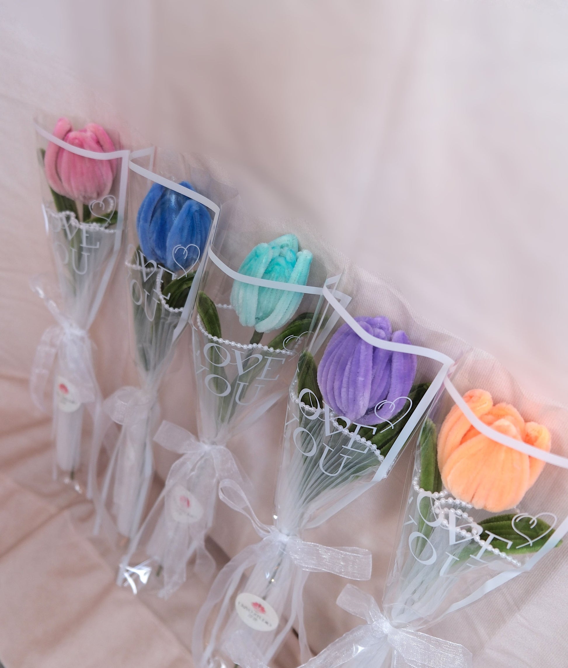 Enkel tulp bloemetje