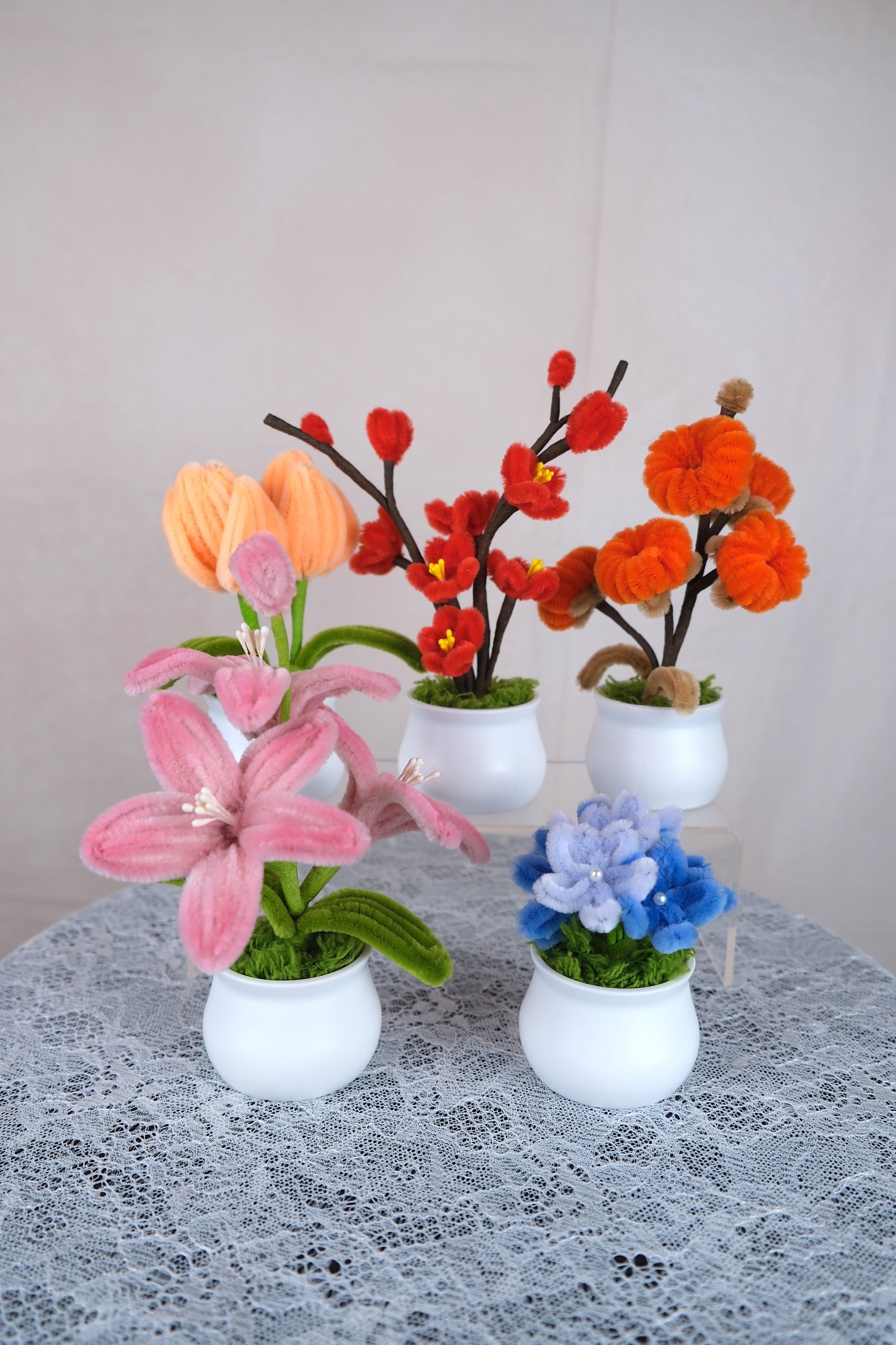 Kleine bloempotjes