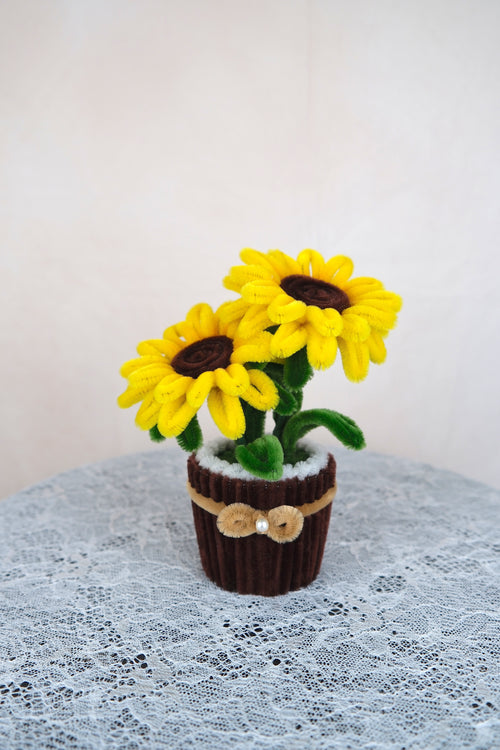 'DIY Kit' Zonnebloem potje